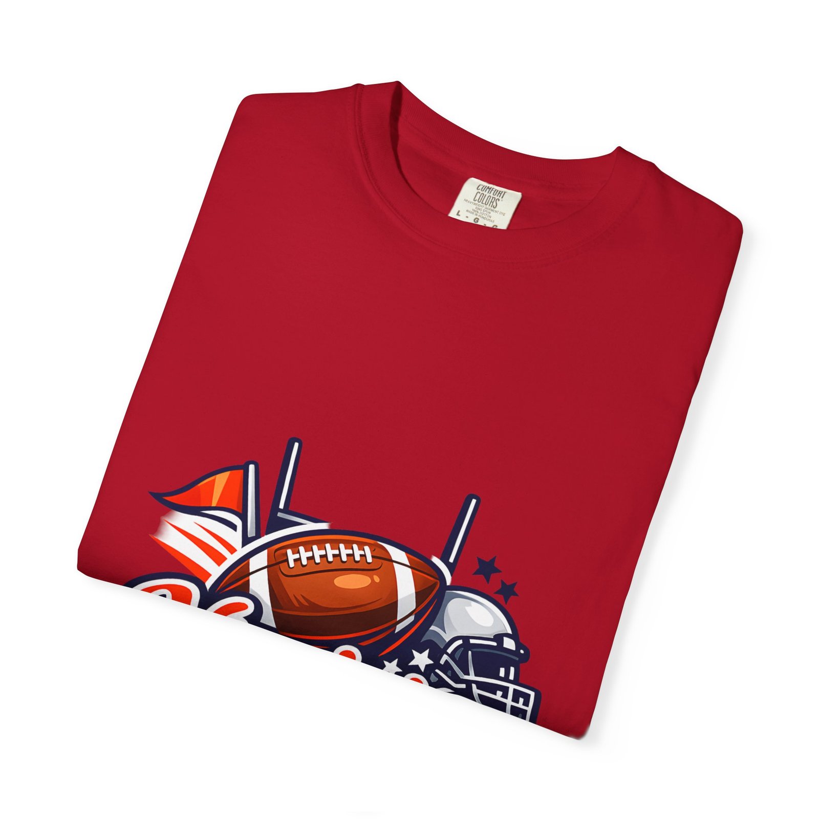 Virginia Football Helmet & Ball T-Shirt - Image 59
