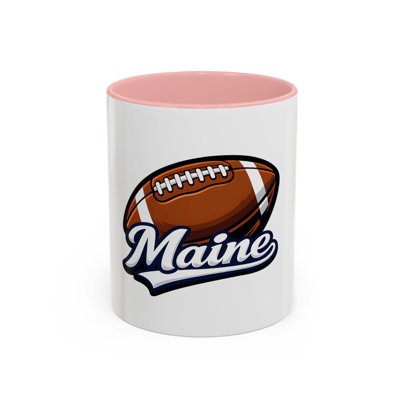 Maine Football Accent Coffee Mug – 11/15oz - Image 9