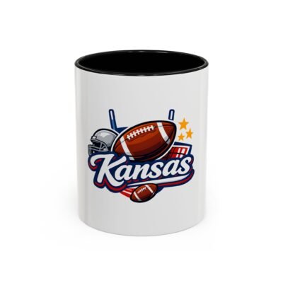 Kansas Football Coffee Mug — Accent 11/15oz