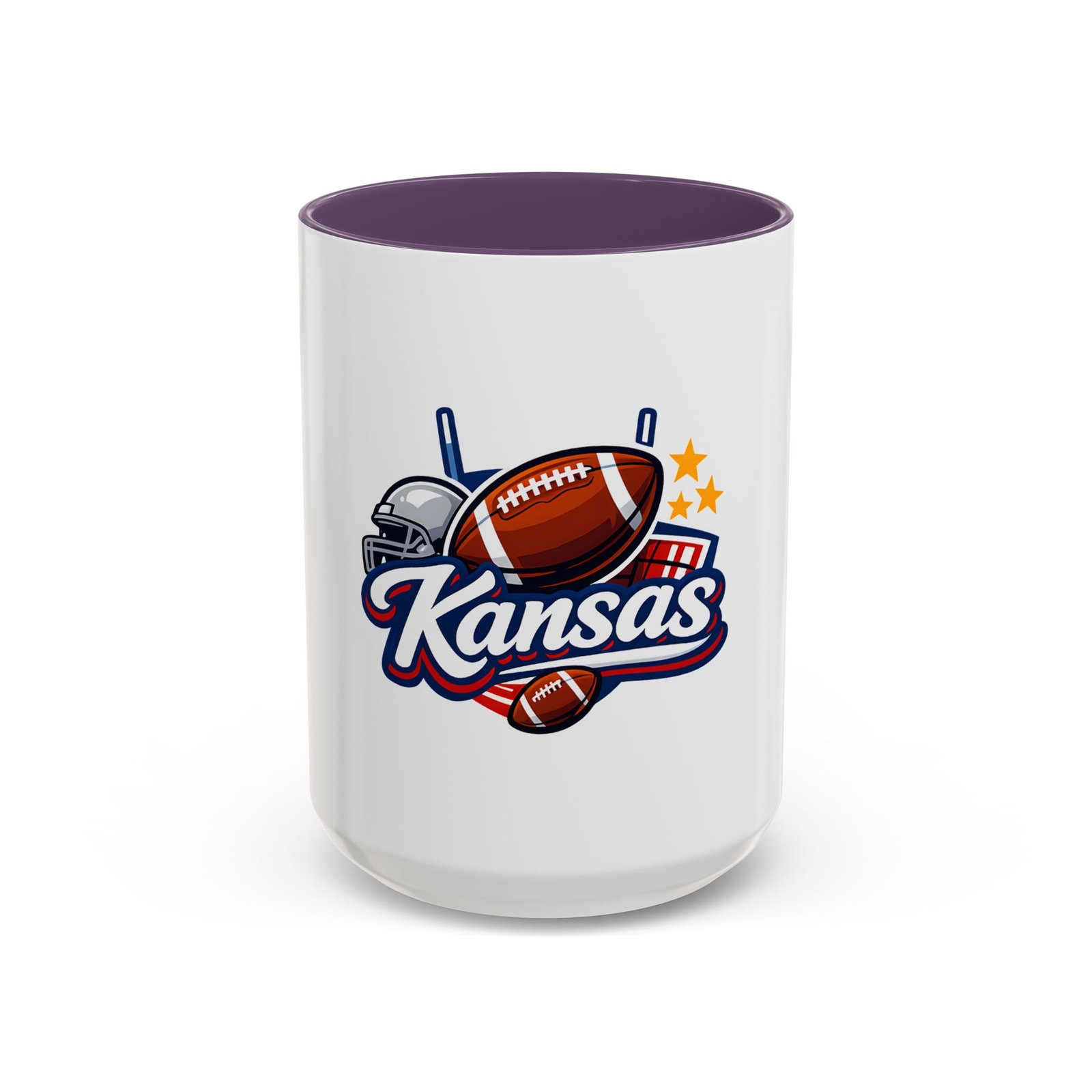 Kansas Football Coffee Mug — Accent 11/15oz - Image 65