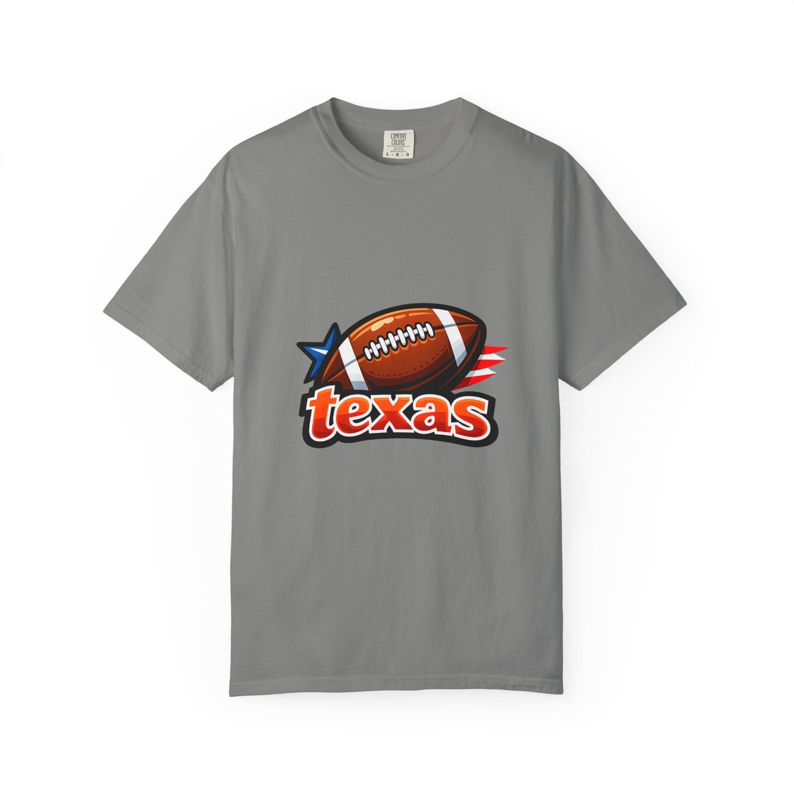 Texas Football T-Shirt — Retro Football & Lone Star Logo - Image 36