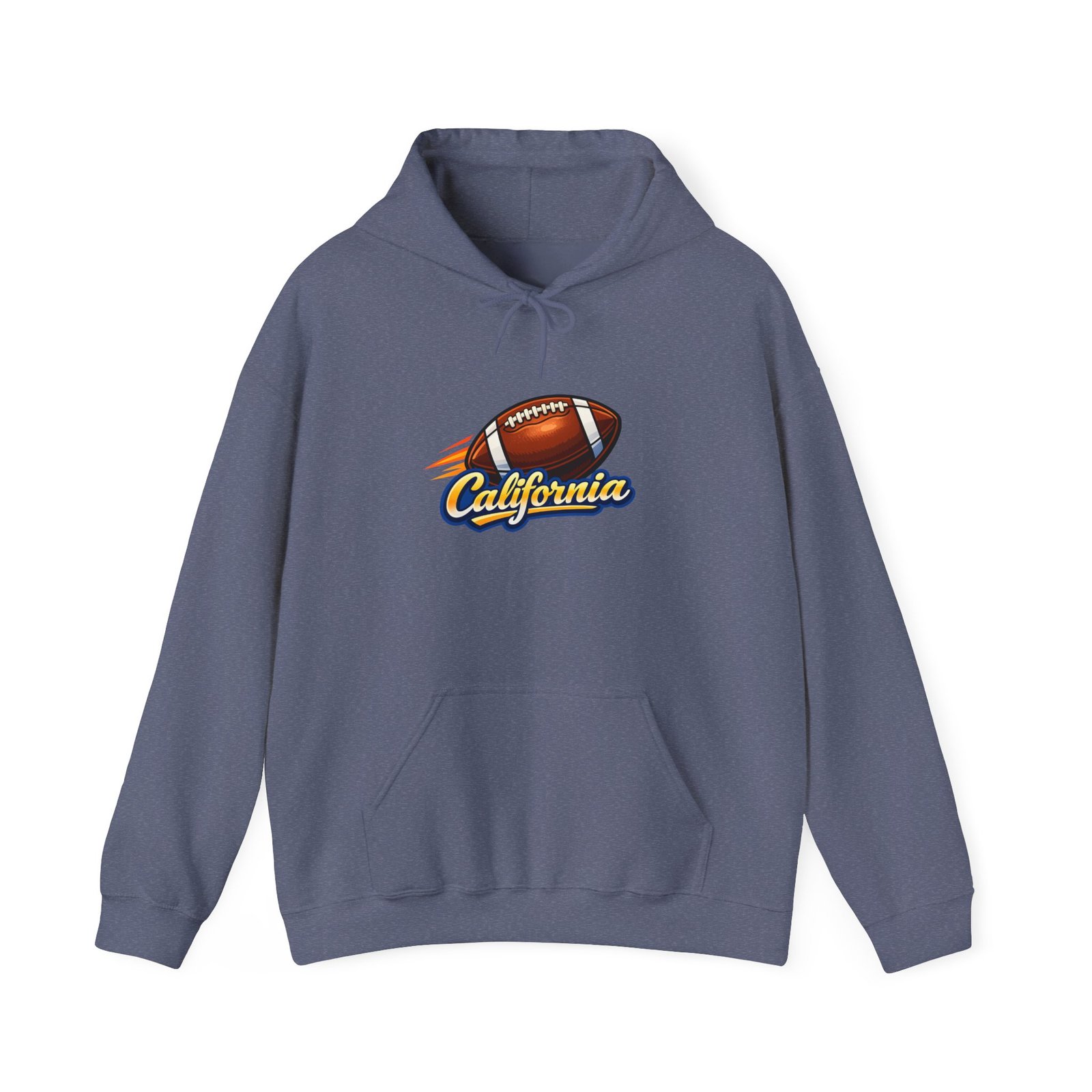 California Football Hoodie — Vintage Script Football Pullover - Image 37