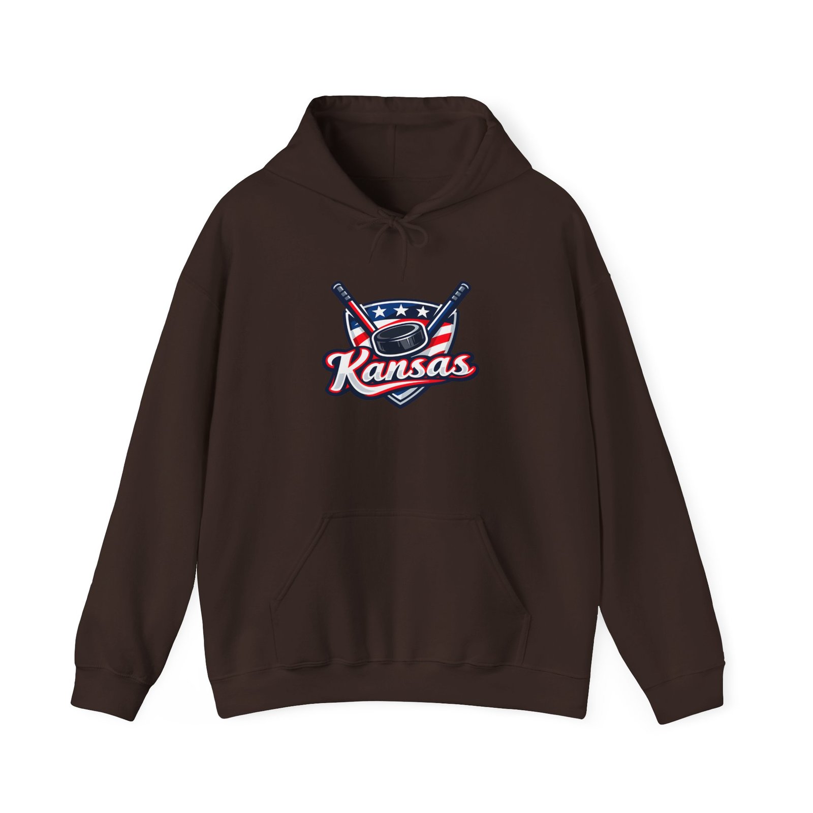 Kansas Baseball Hoodie – Retro Bat & Cap Logo Pullover - Image 41