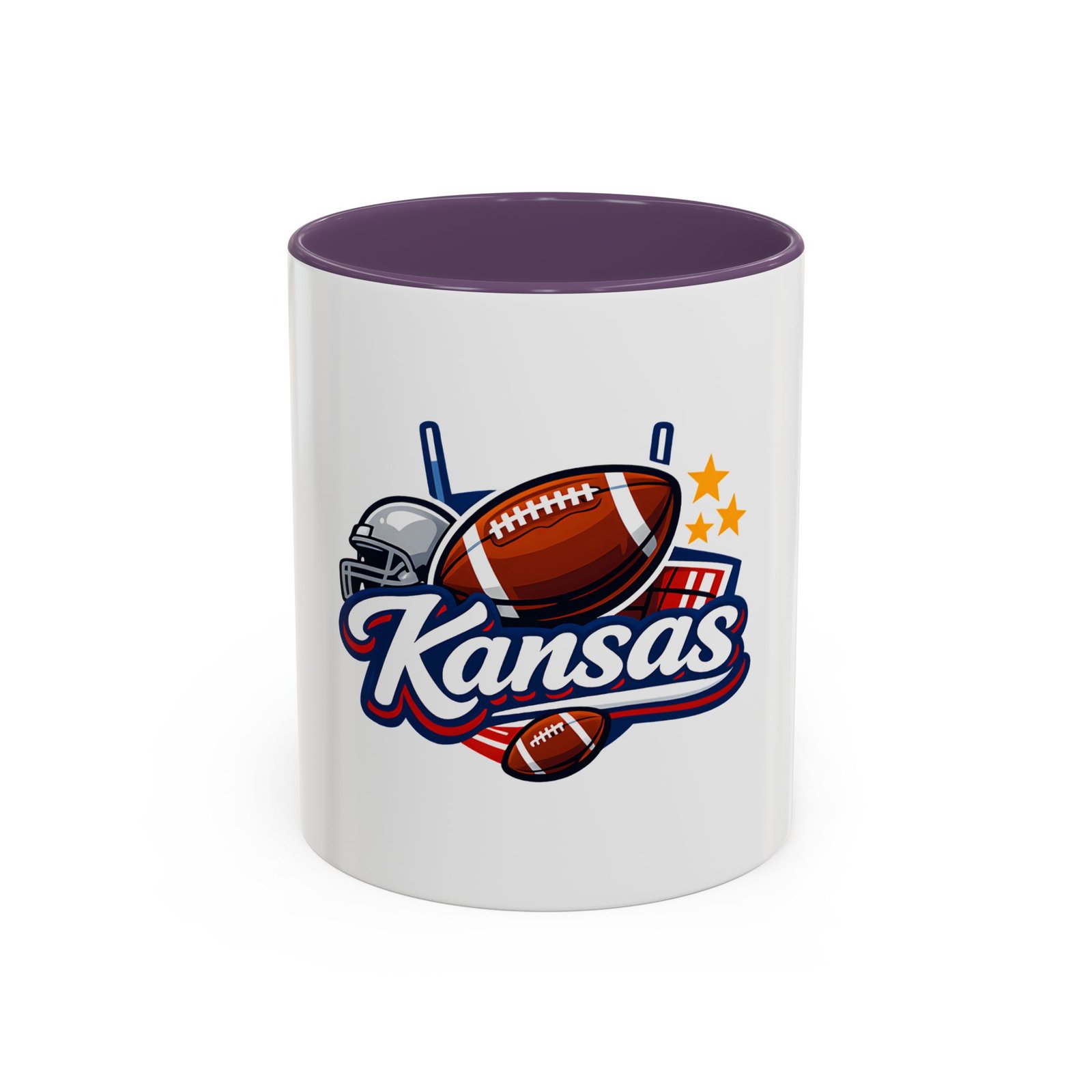 Kansas Football Coffee Mug — Accent 11/15oz - Image 61