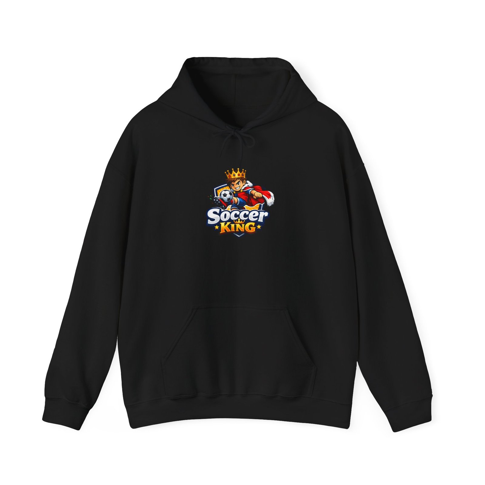 Soccer King Hoodie — Graphic Youth Soccer Crown Logo Pullover - Image 16