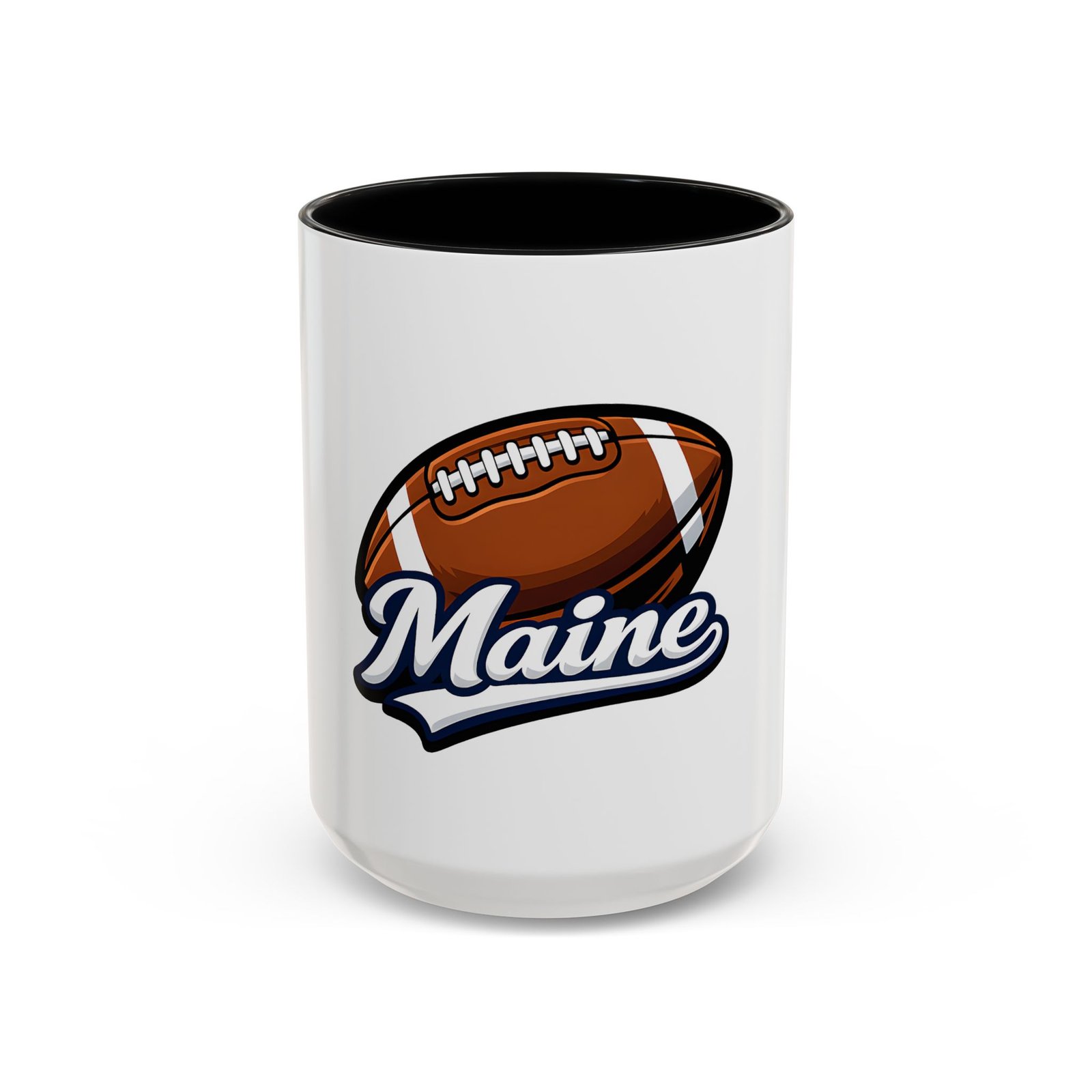 Maine Football Accent Coffee Mug – 11/15oz - Image 17