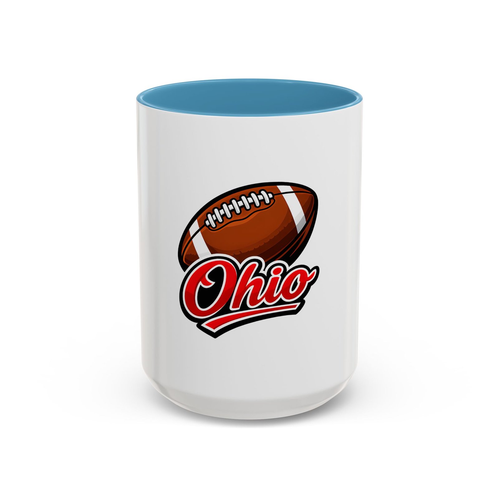 Ohio Football Accent Coffee Mug – 11/15oz Team Spirit Mug - Image 37