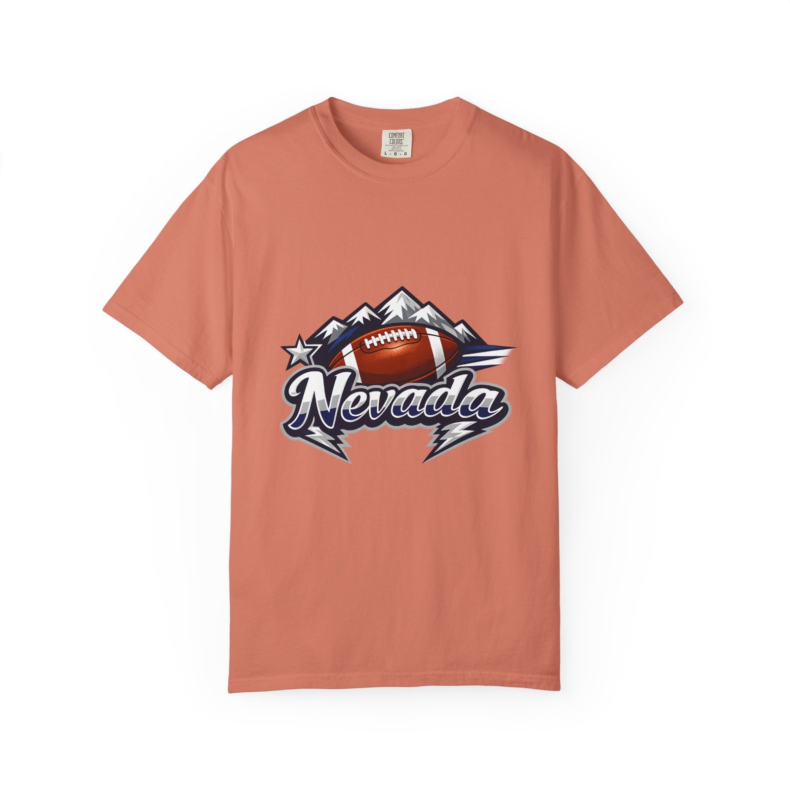 Nevada Football T-Shirt — Mountain Football Tee - Image 5