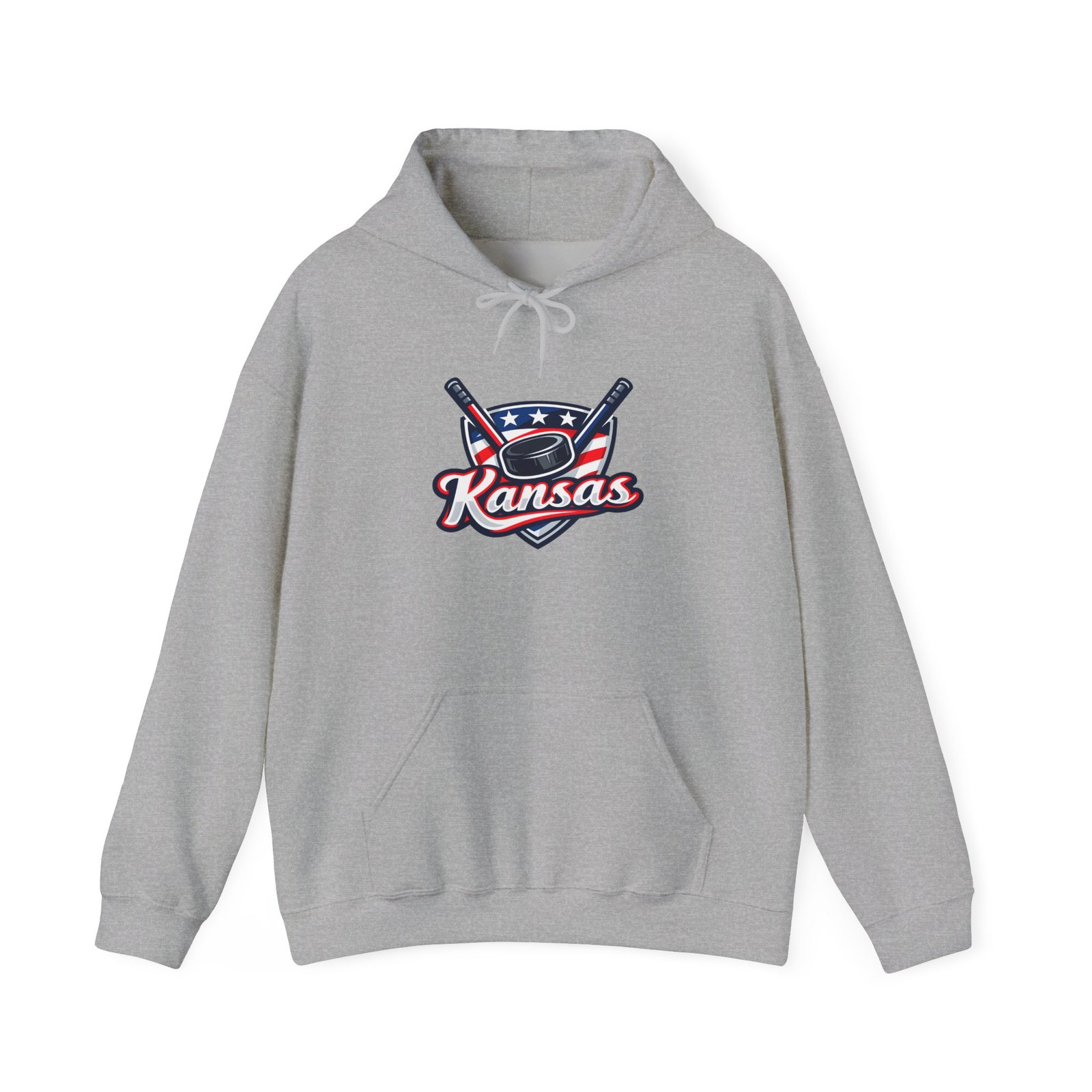 Kansas Baseball Hoodie – Retro Bat & Cap Logo Pullover - Image 29