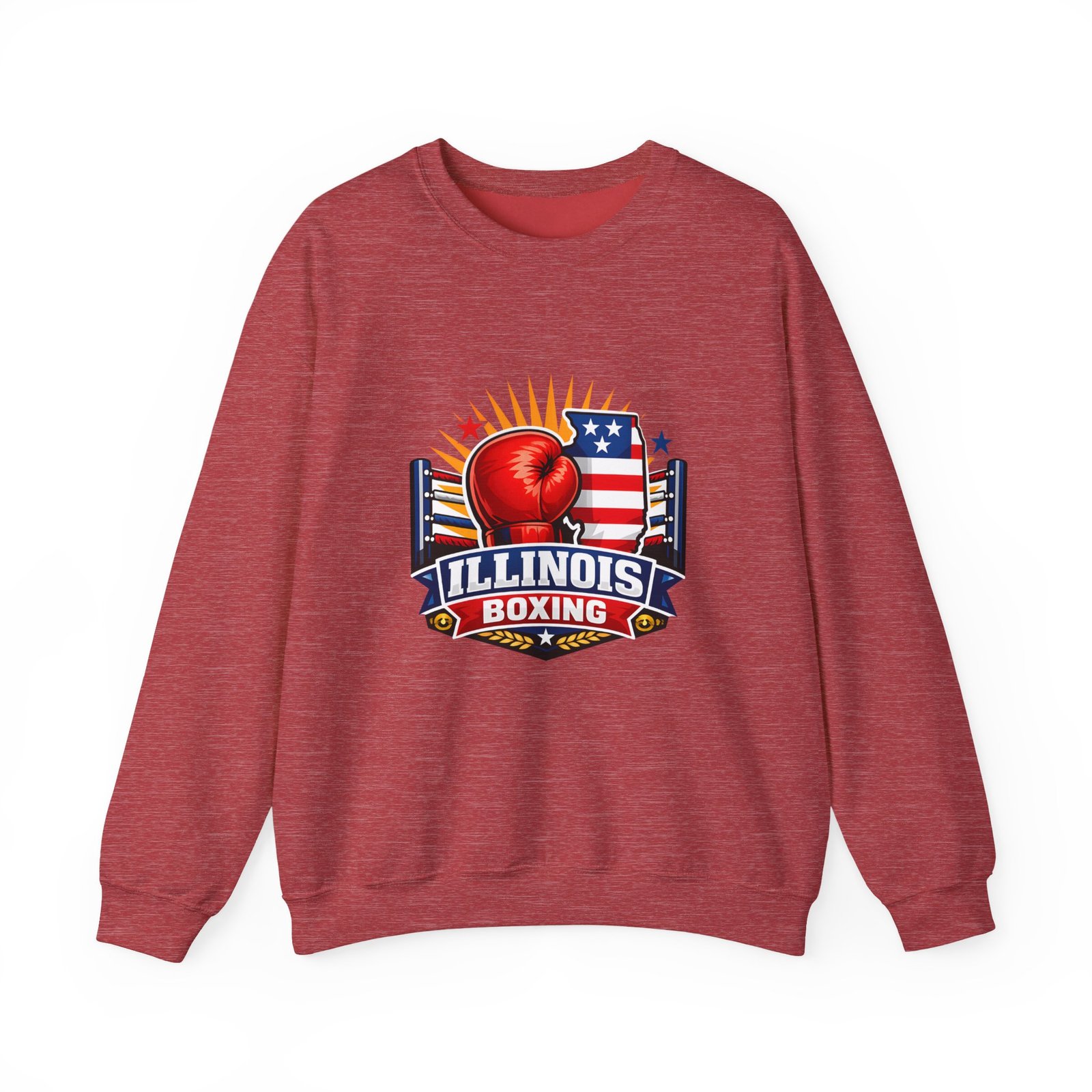 Illinois Boxing Crewneck Sweatshirt - Image 41