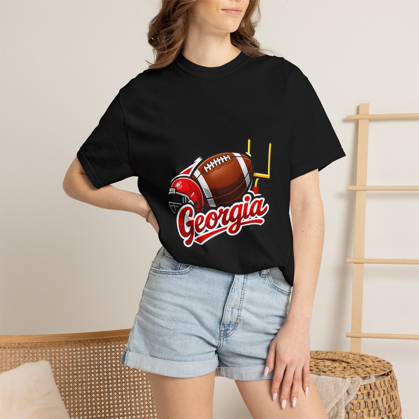Georgia Football Helmet T-Shirt - Image 52