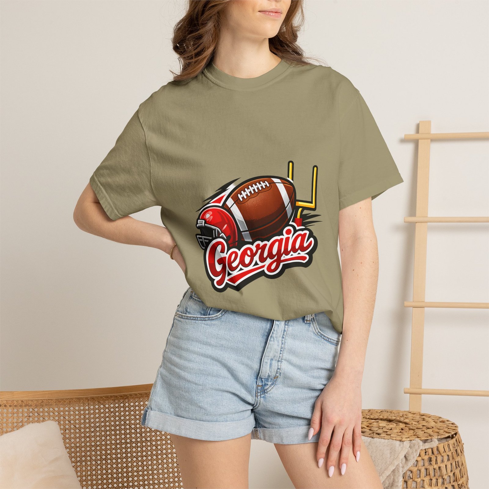 Georgia Football Helmet T-Shirt - Image 24