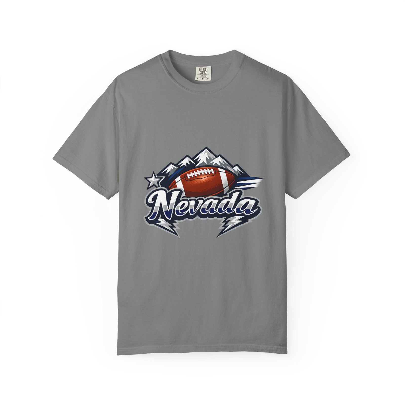 Nevada Football T-Shirt — Mountain Football Tee - Image 33