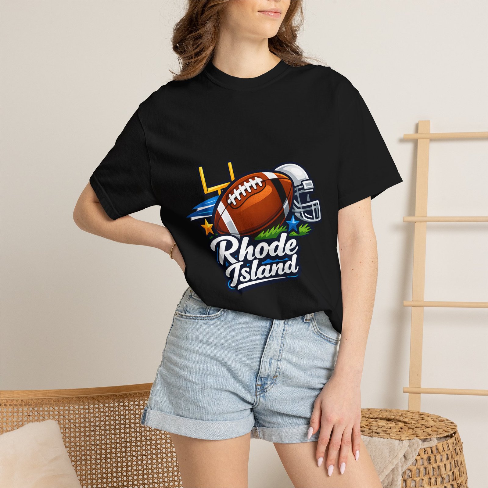 Rhode Island Football T-Shirt — State Pride Gridiron Tee - Image 52