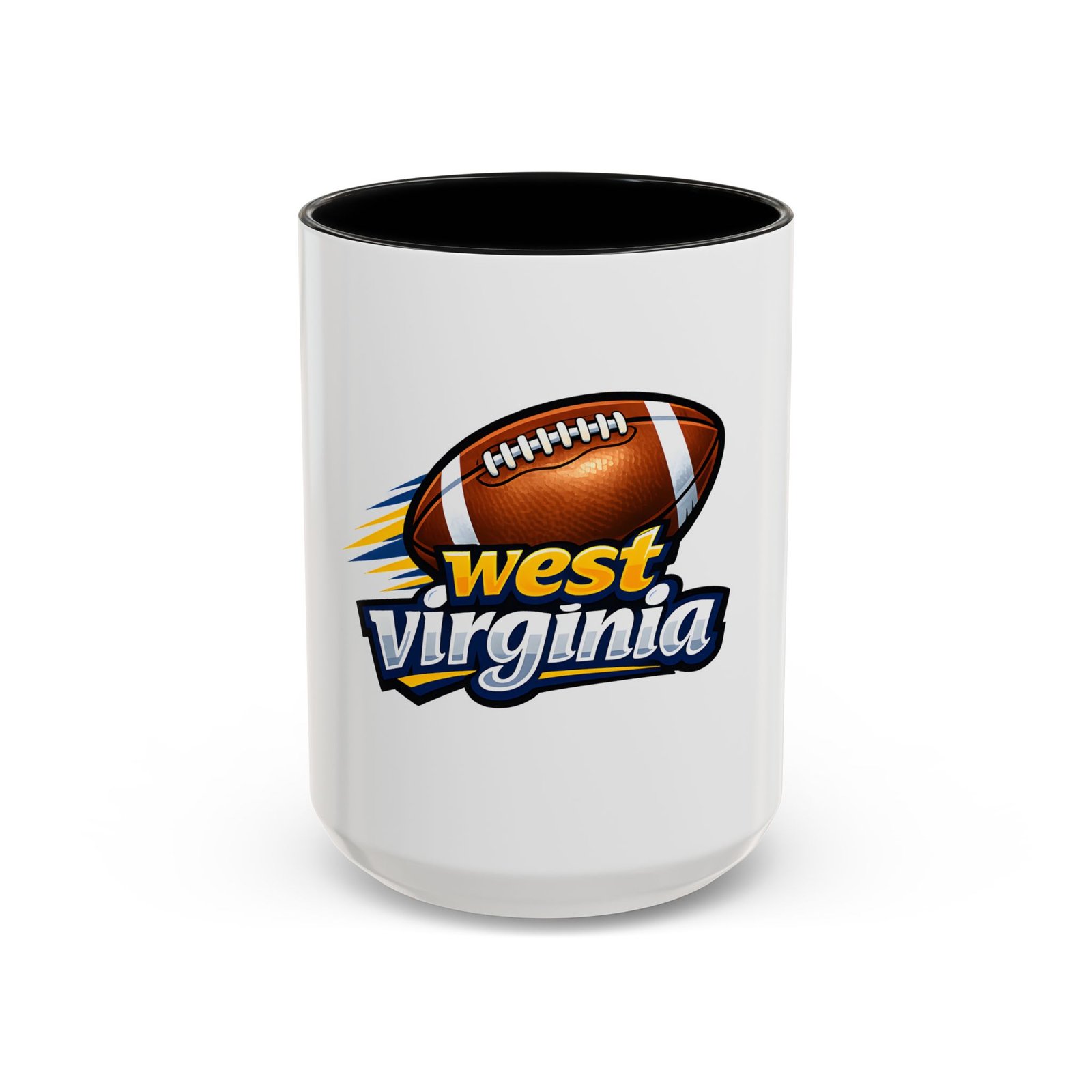 West Virginia Football Accent Coffee Mug (11/15oz) - Image 17