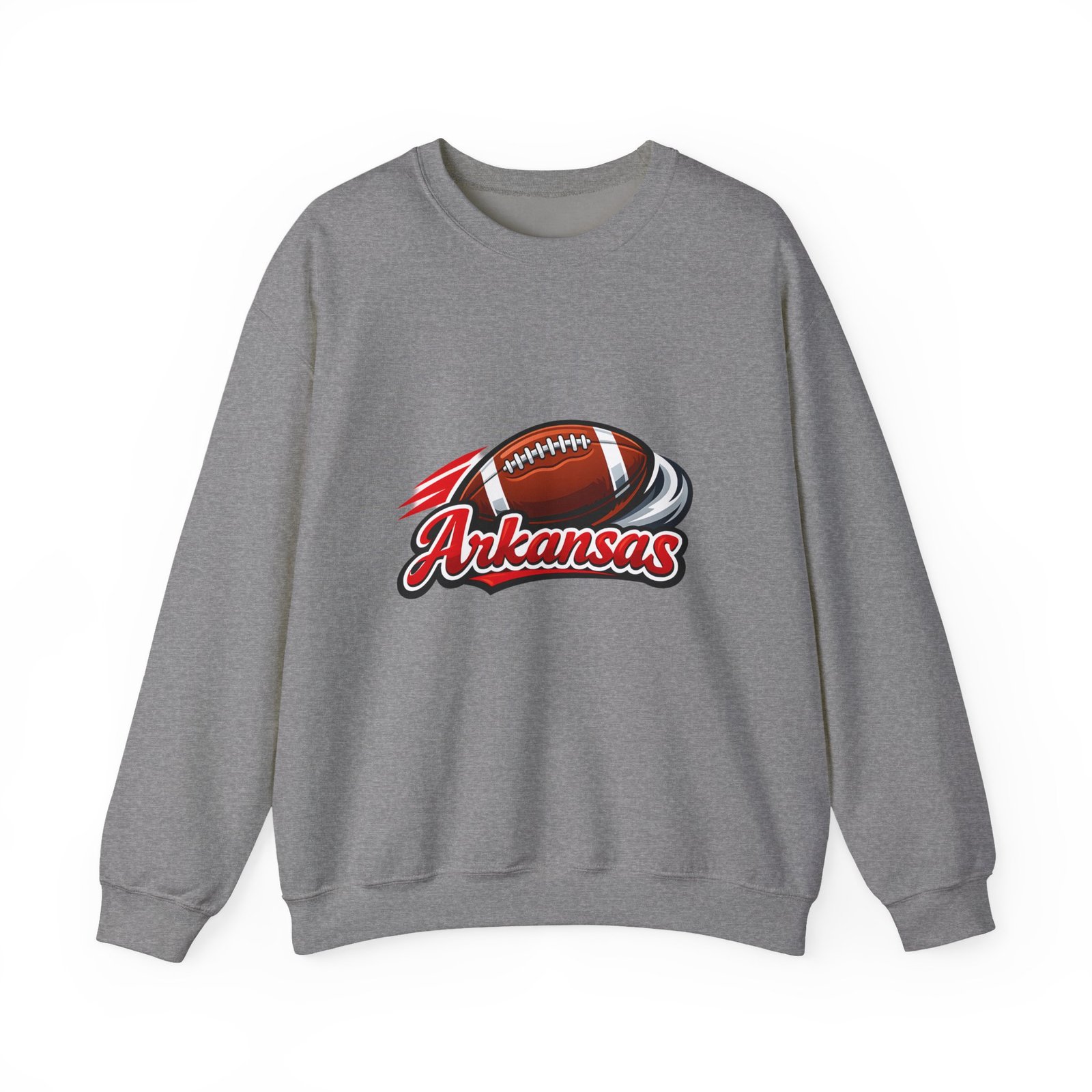 Arkansas Football Crewneck Sweatshirt — Retro Gridiron Logo - Image 29
