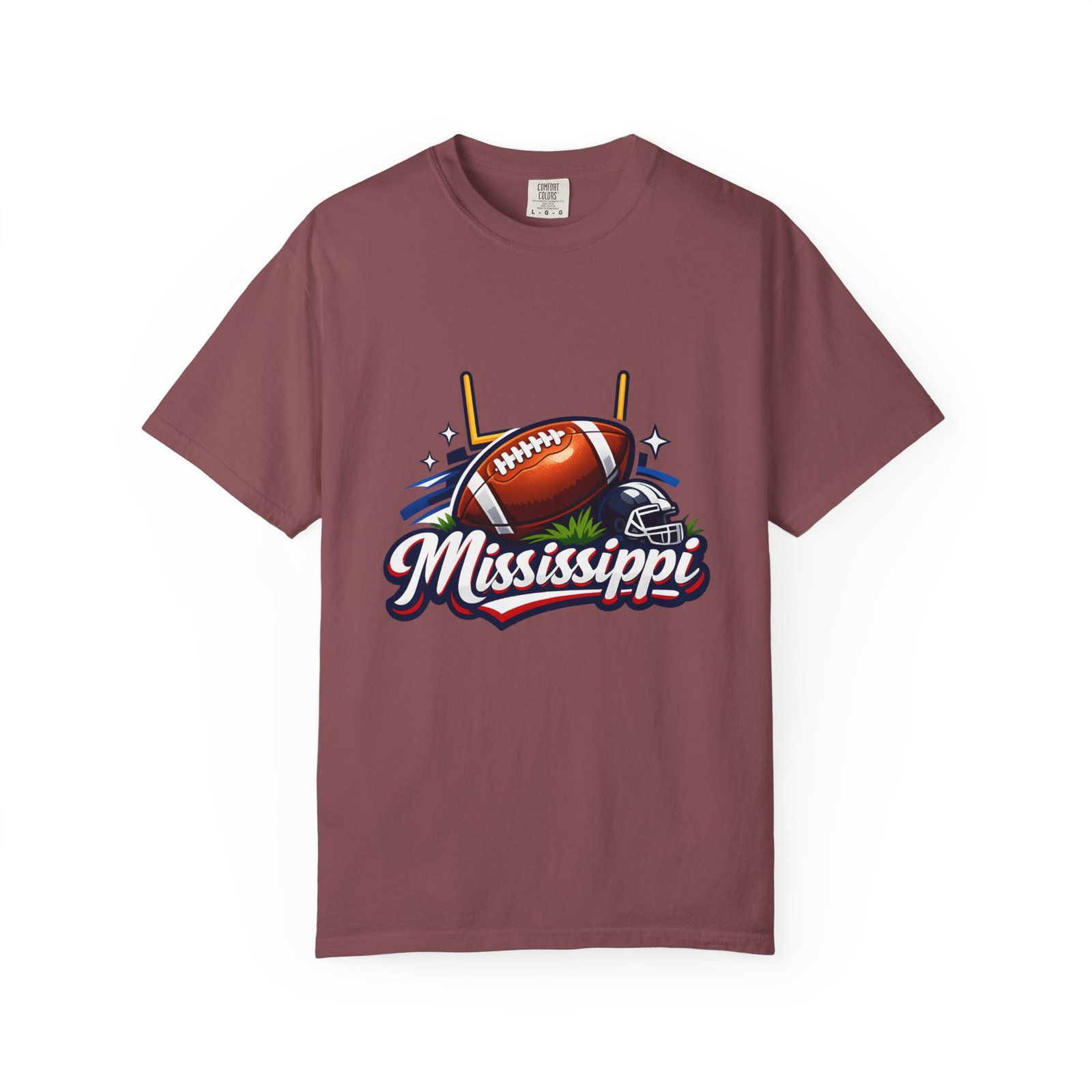 Mississippi Football T-Shirt — Retro Gridiron Logo Tee - Image 13