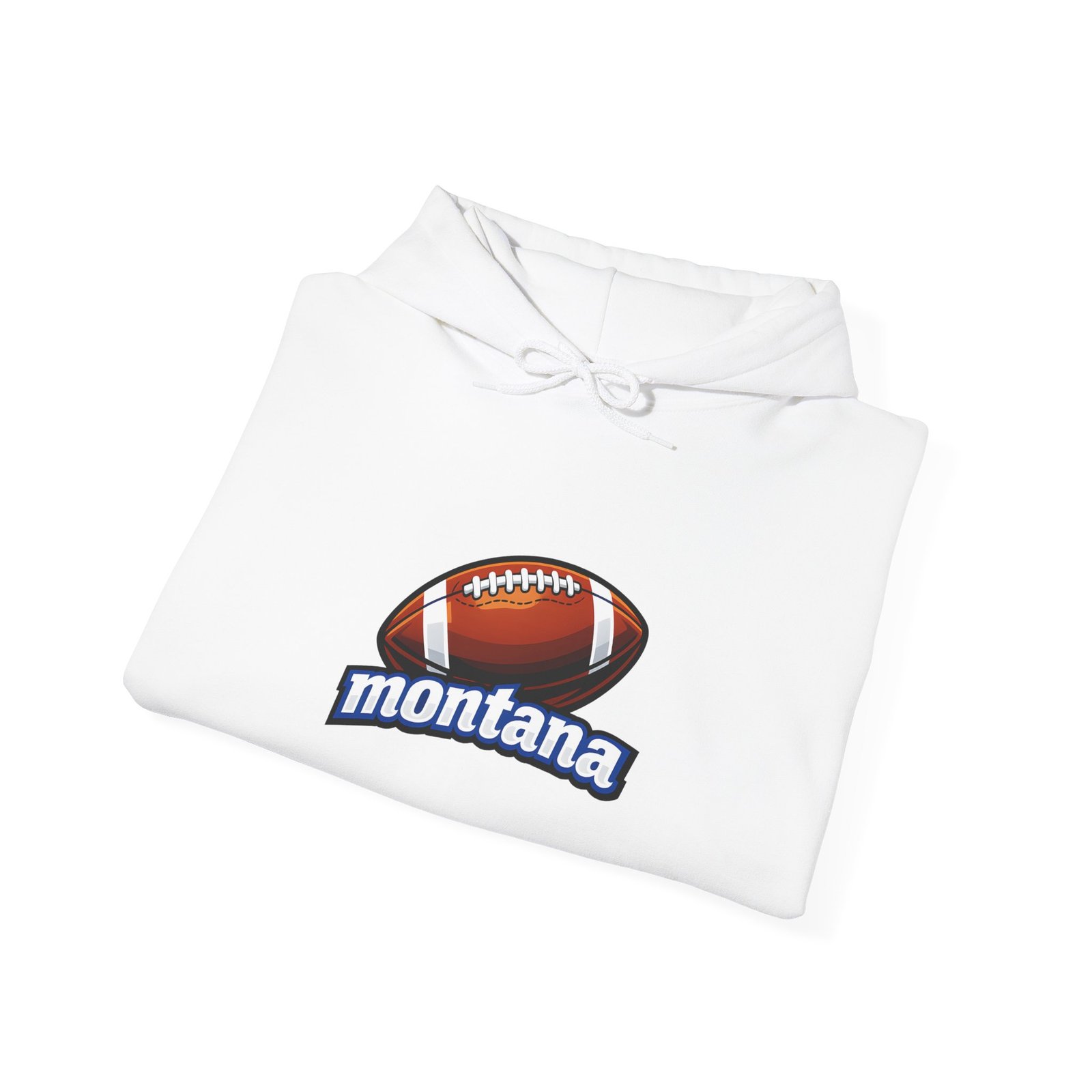 Montana Football Hoodie — Vintage Football Logo Pullover - Image 4