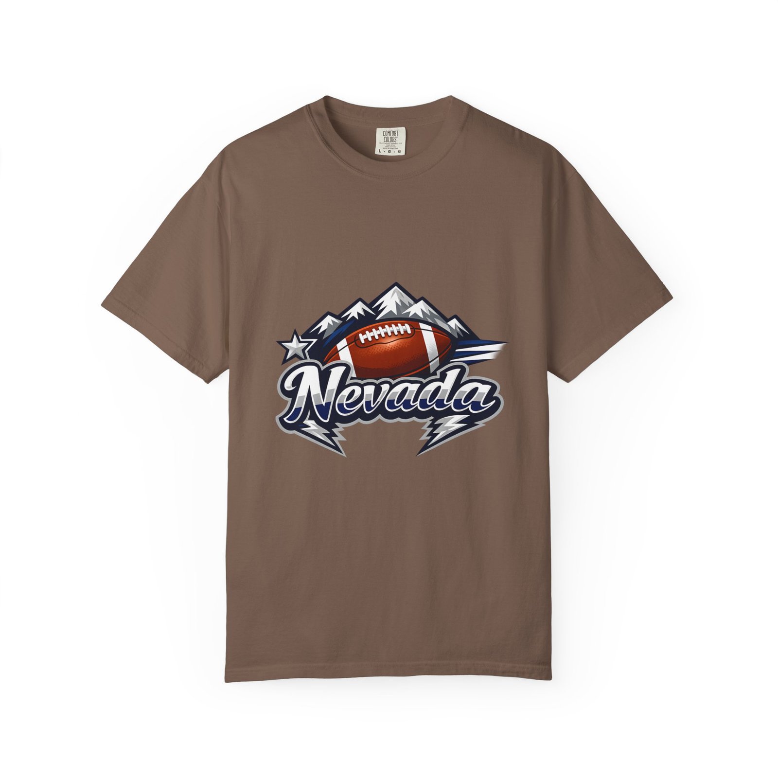 Nevada Football T-Shirt — Mountain Football Tee - Image 25