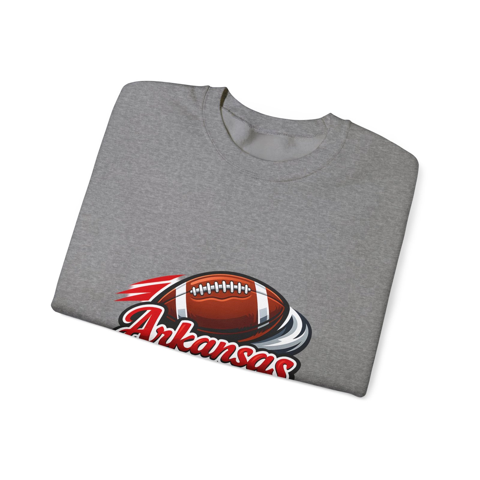 Arkansas Football Crewneck Sweatshirt — Retro Gridiron Logo - Image 31
