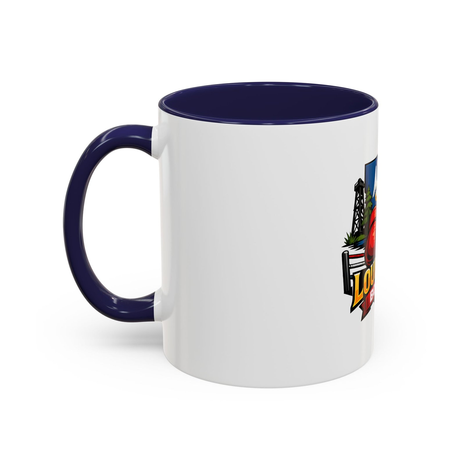 Louisiana Boxing Accent Coffee Mug – Red Gloves State Pride (11/15oz) - Image 7