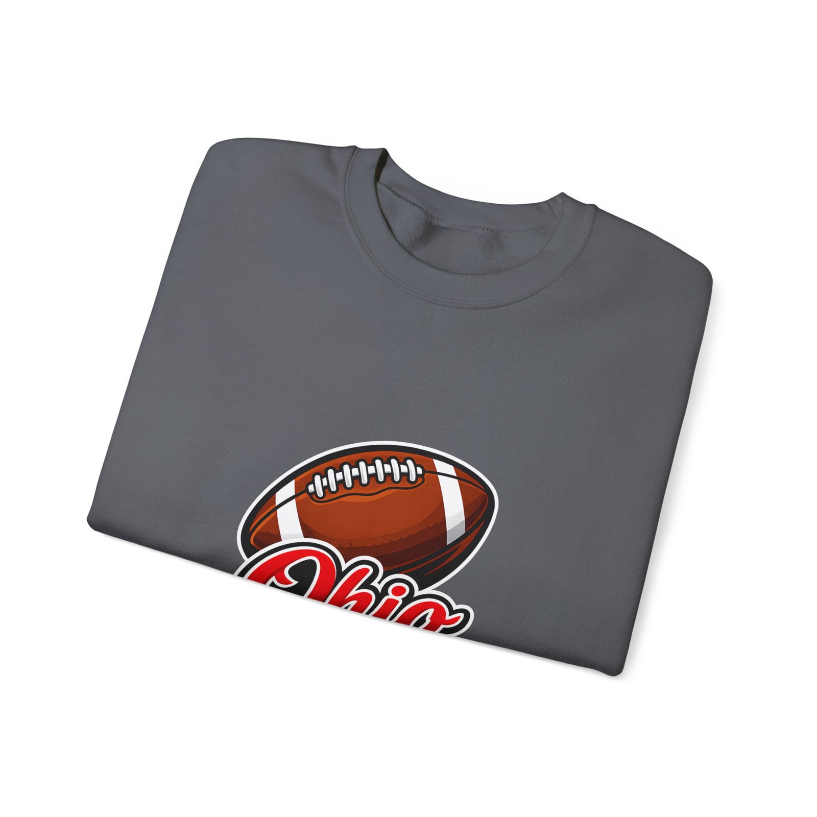 Crewneck Sweatshirt — Ohio Football Logo Crewneck - Image 39