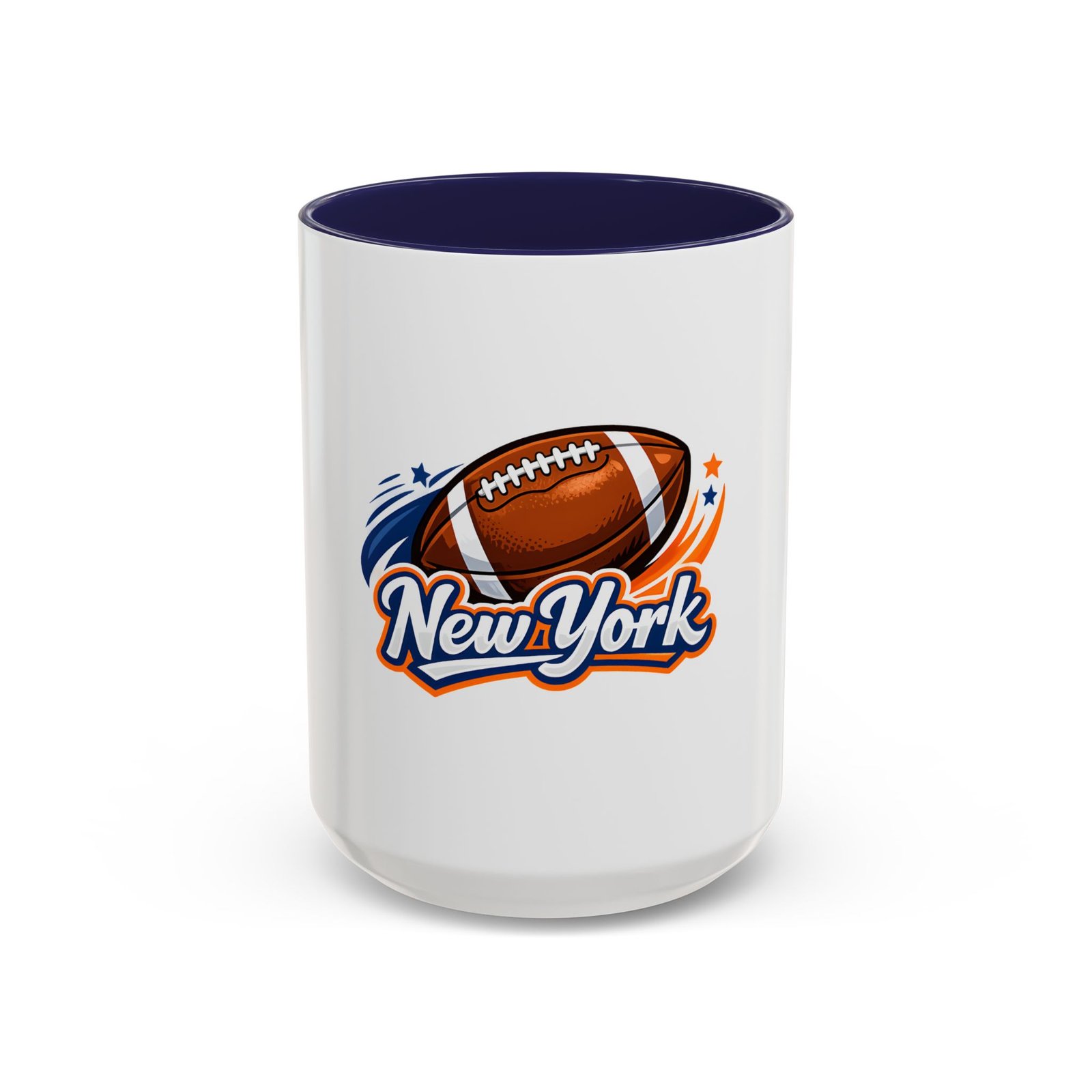 New York Football Accent Coffee Mug - Team Spirit 11/15oz - Image 21