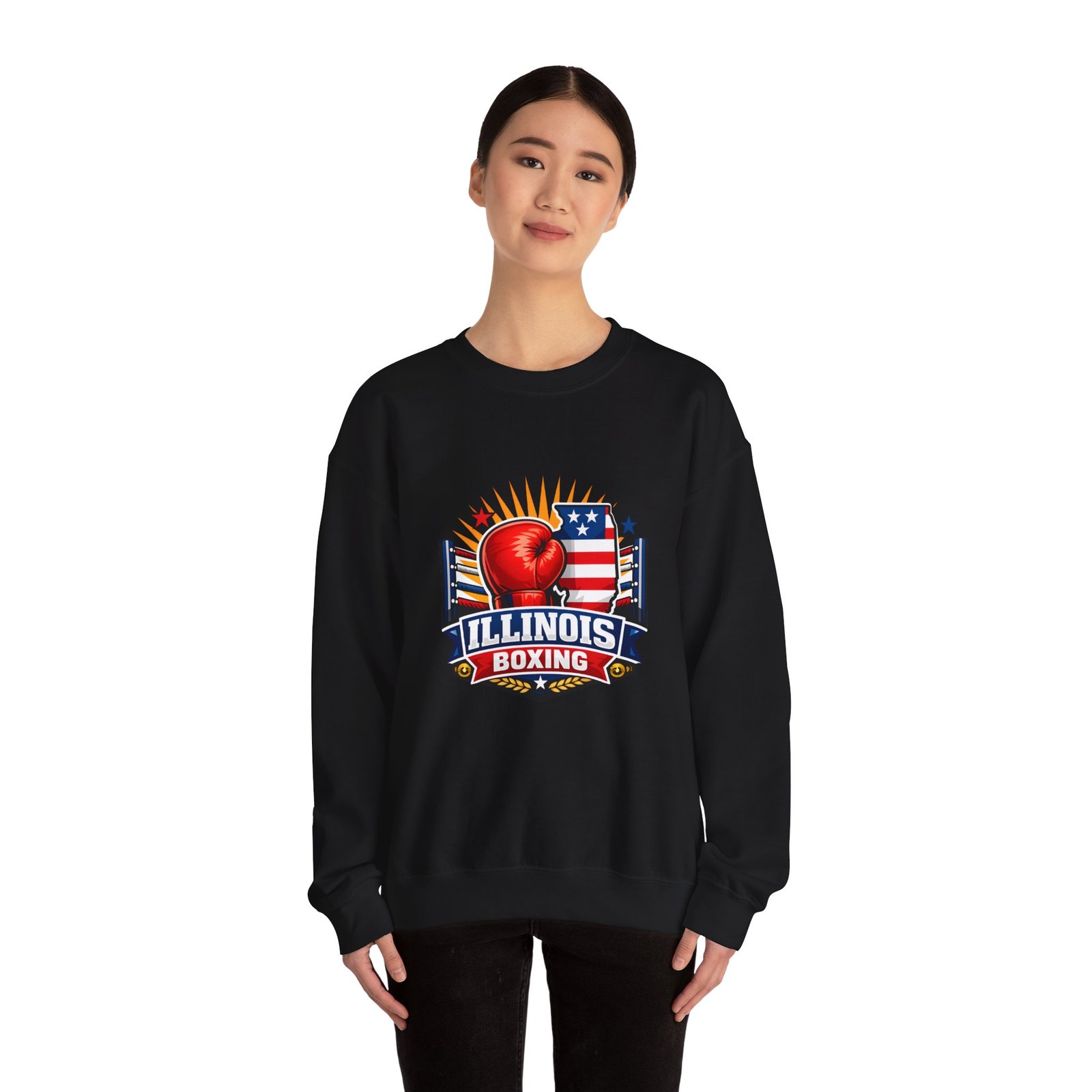 Illinois Boxing Crewneck Sweatshirt - Image 20