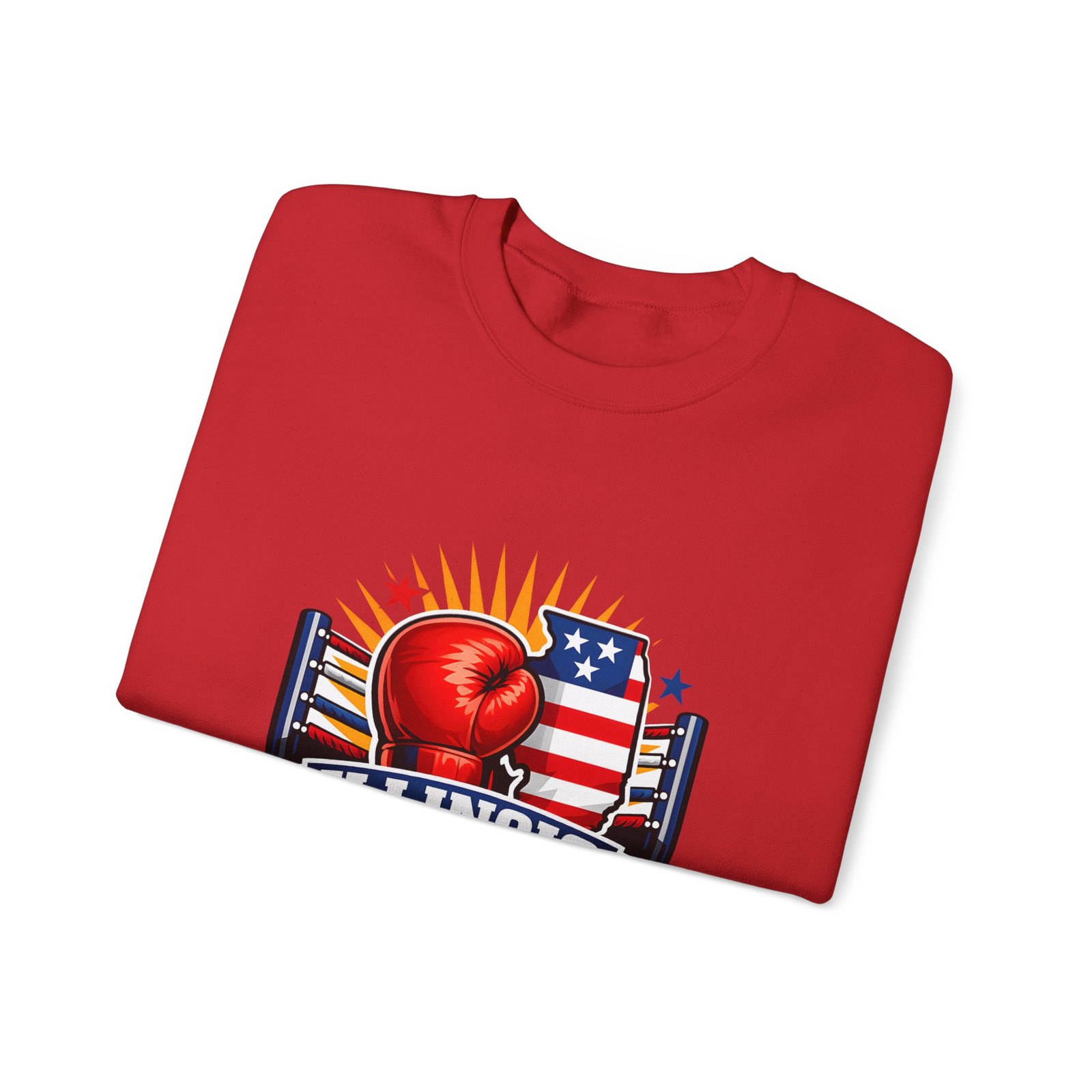 Illinois Boxing Crewneck Sweatshirt - Image 47