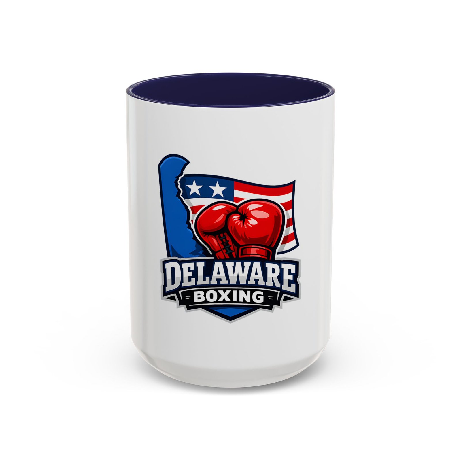 Delaware Boxing Coffee Mug — 11/15oz Accent Mug with American Flag & Boxing Gloves - Image 21