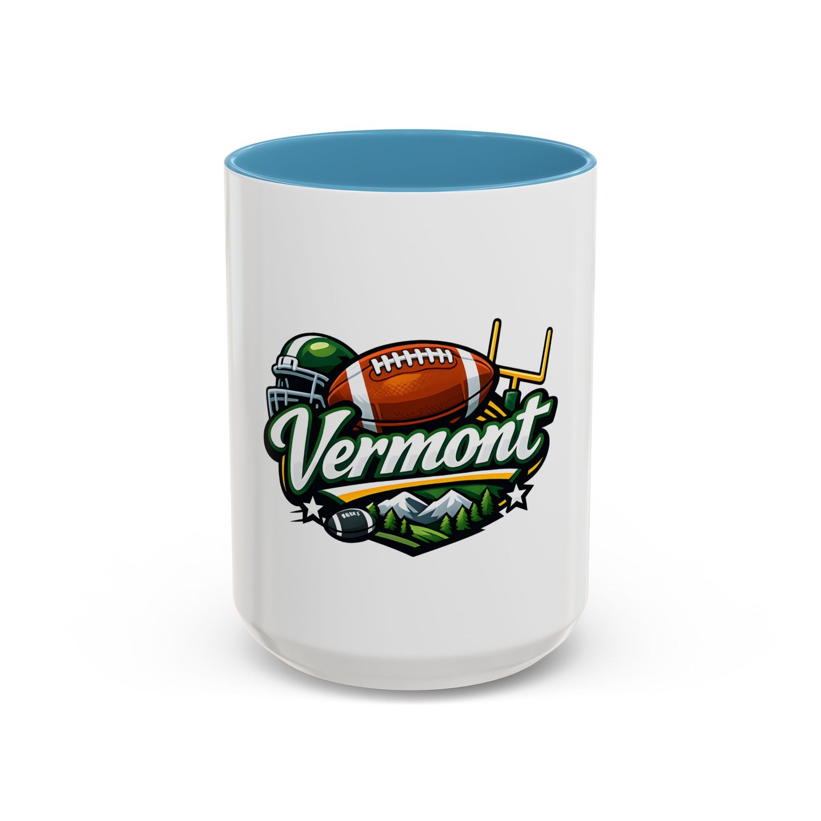 Vermont Football Coffee Mug — Accent 11/15oz - Image 37
