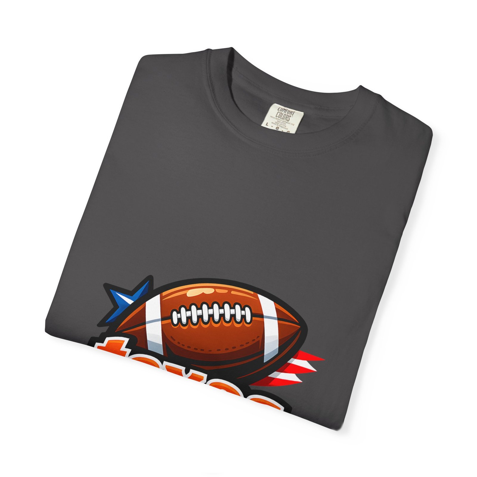 Texas Football T-Shirt — Retro Football & Lone Star Logo - Image 3