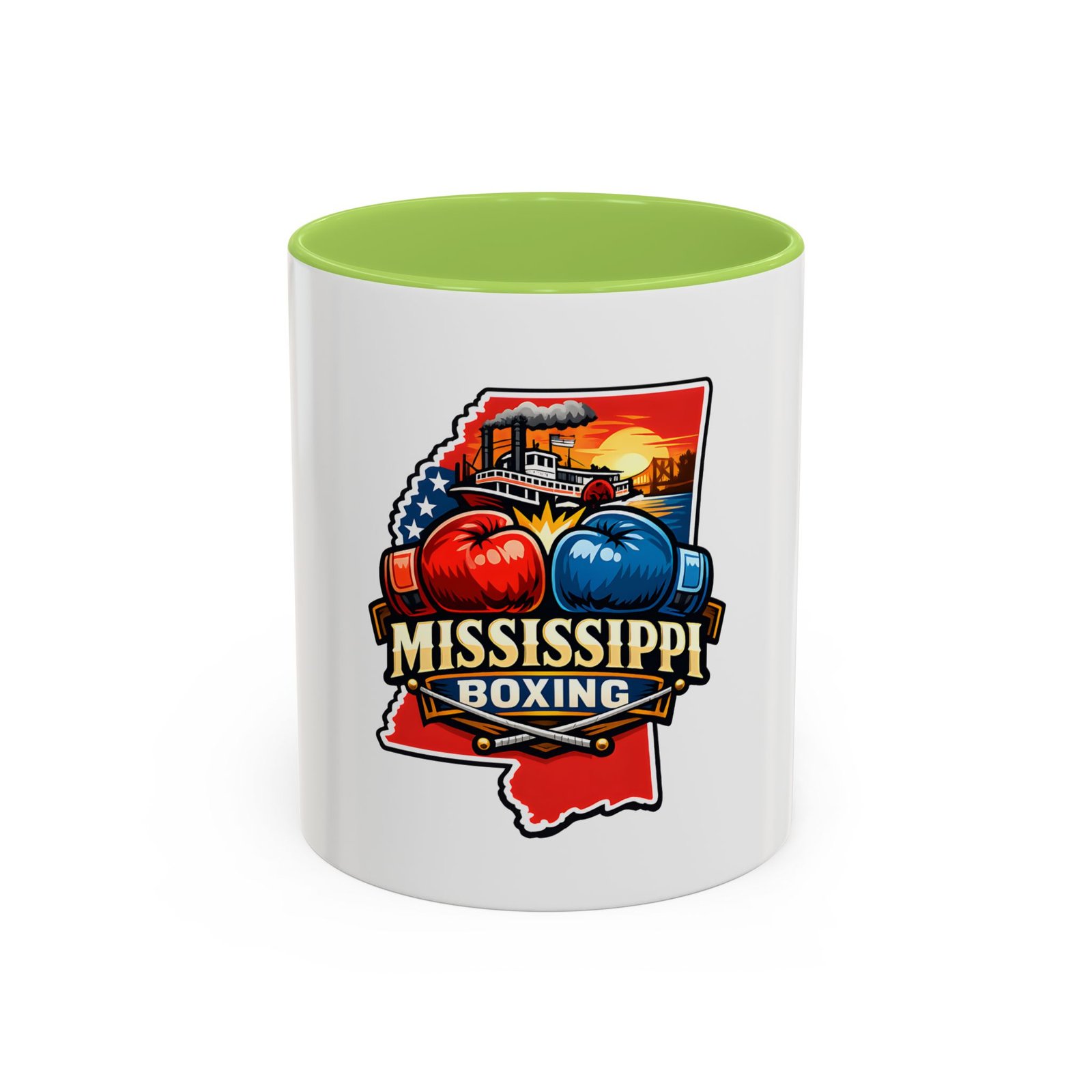 Mississippi Boxing Coffee Mug — State Pride Accent Mug (11/15 oz) - Image 57
