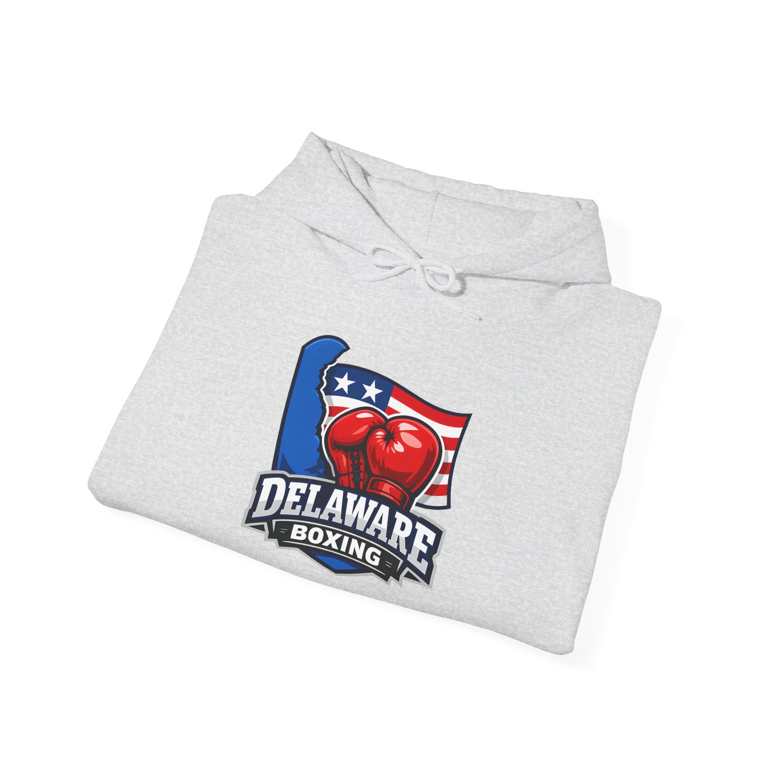 Delaware Boxing Hoodie – American Flag & Gloves Gym Sweatshirt - Image 12