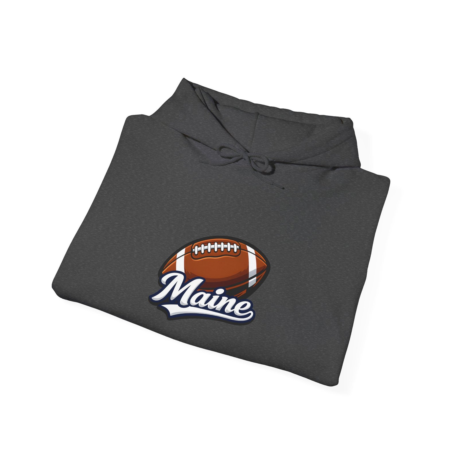 Maine Football Hoodie — Vintage Football Logo Pullover - Image 32