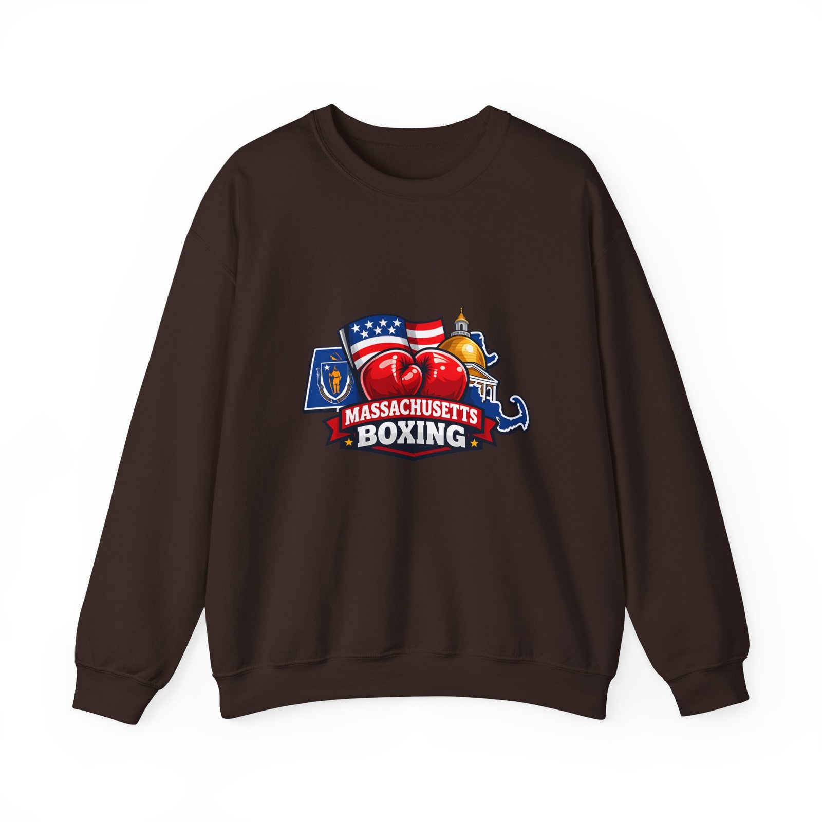 Massachusetts Boxing Crewneck Sweatshirt - Image 25