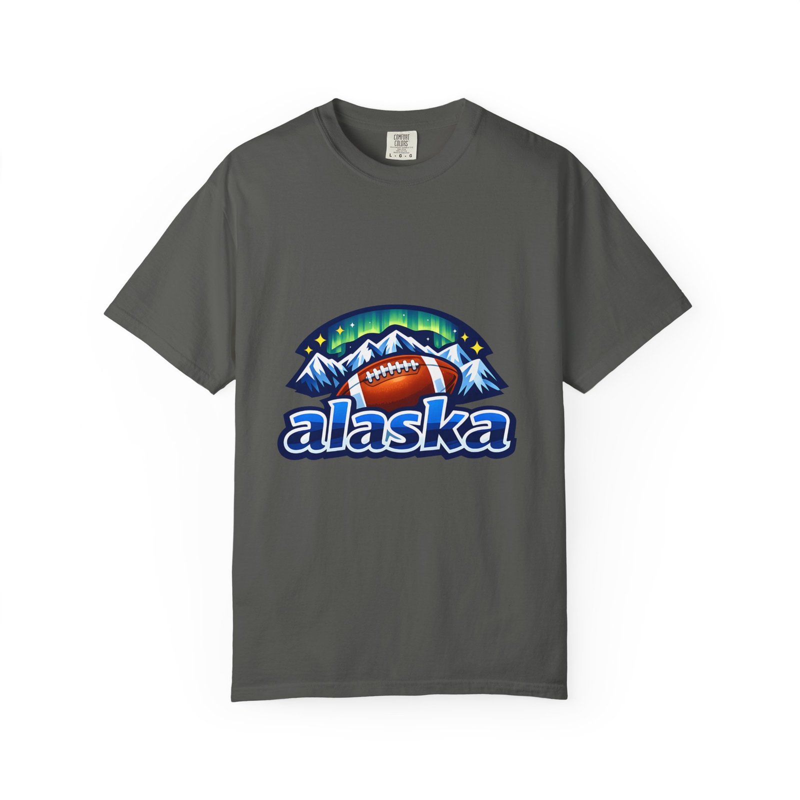 Alaska Football Bear Mountains T‑Shirt - Image 61