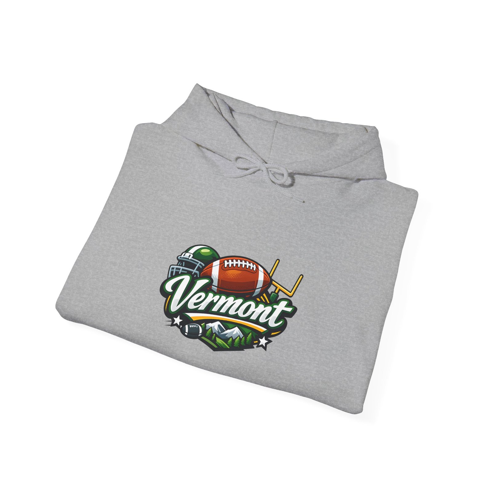 Vermont Football Hoodie – Vintage State Pride Pullover - Image 20