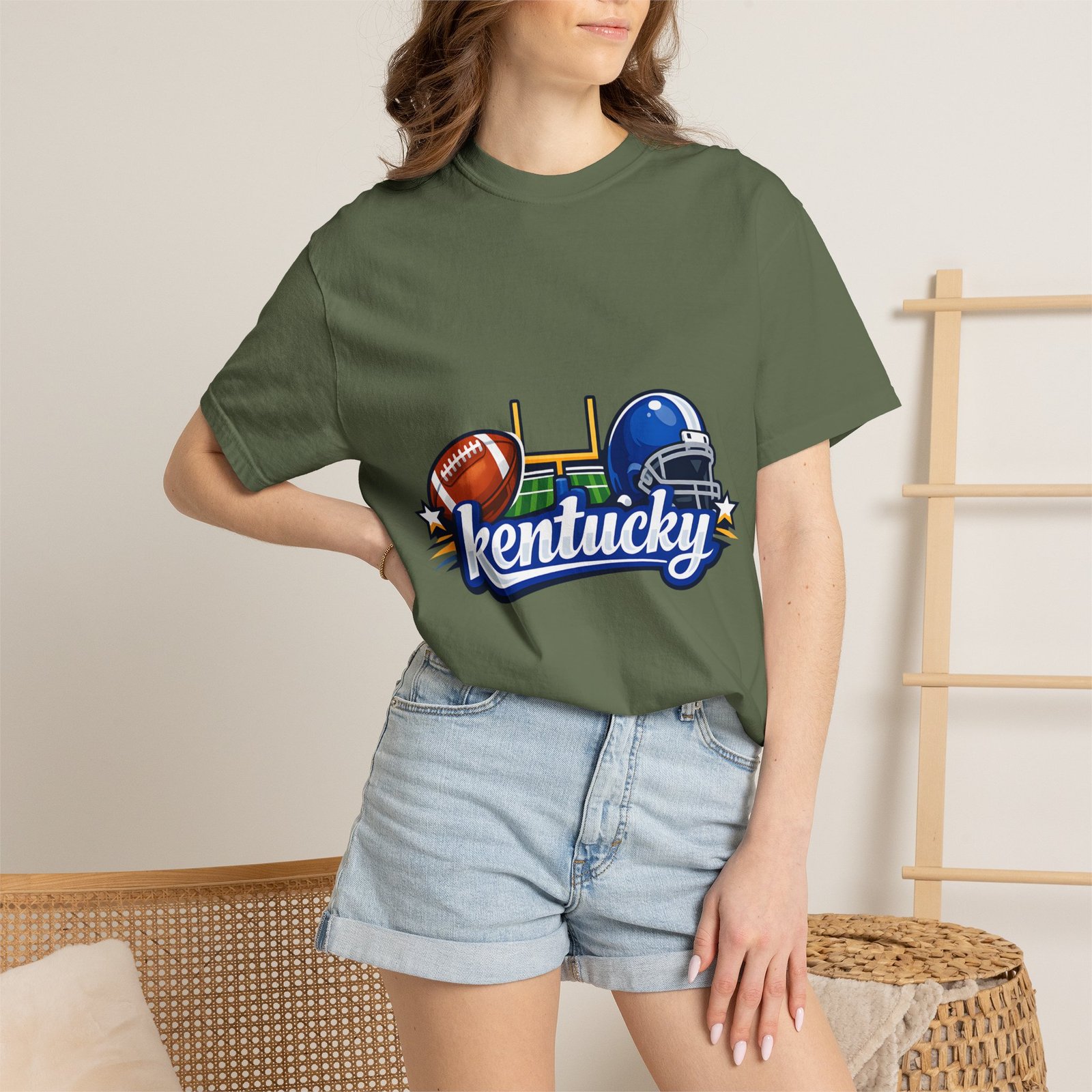 Kentucky Football Graphic T-Shirt — Helmet & Ball State Pride Tee - Image 14