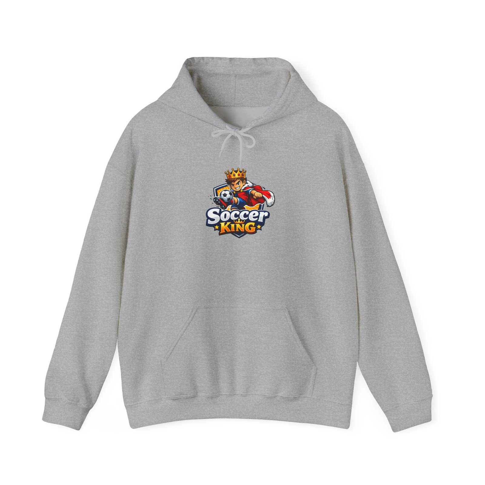 Soccer King Hoodie — Graphic Youth Soccer Crown Logo Pullover - Image 21