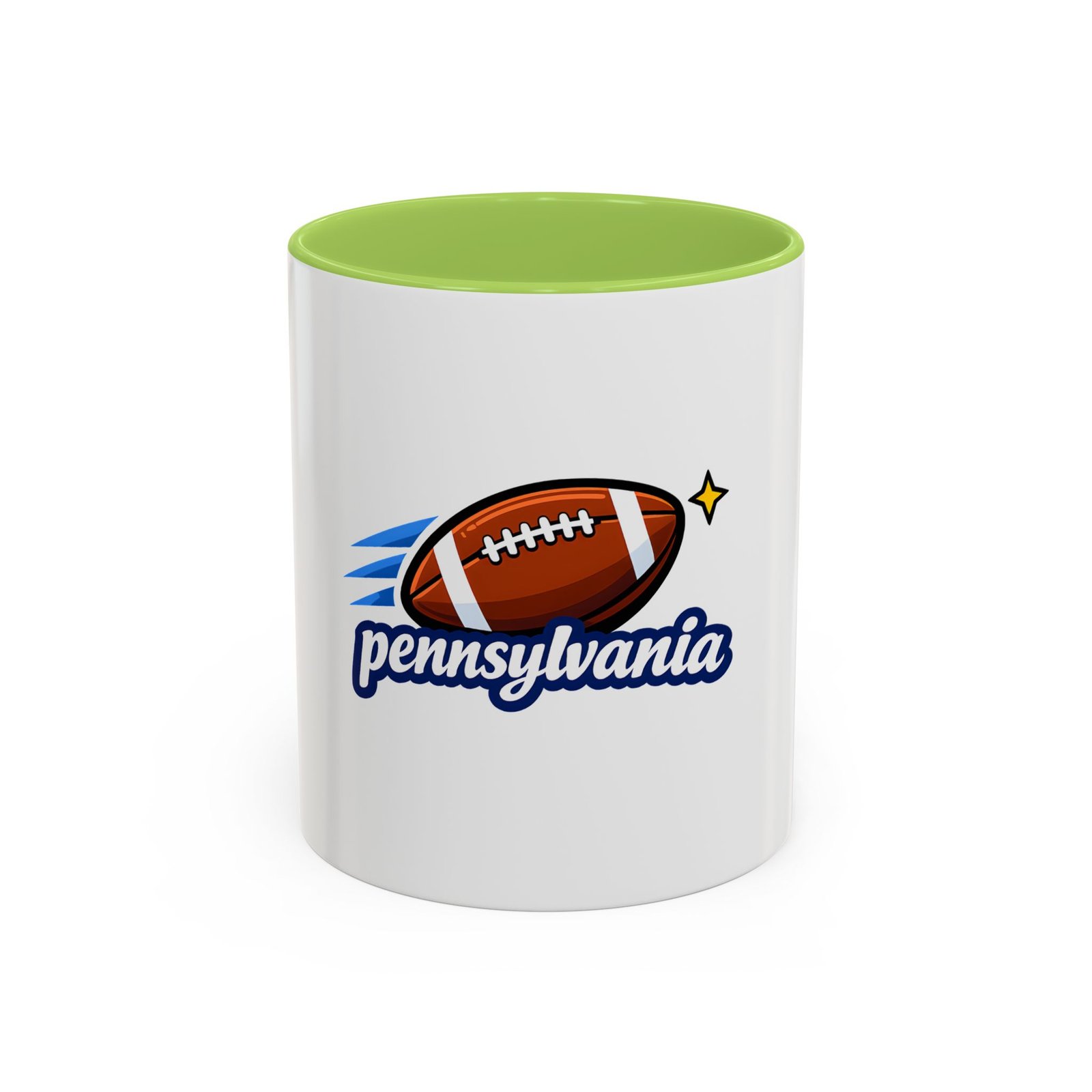 Pennsylvania Football Coffee Mug – Accent 11/15oz - Image 57