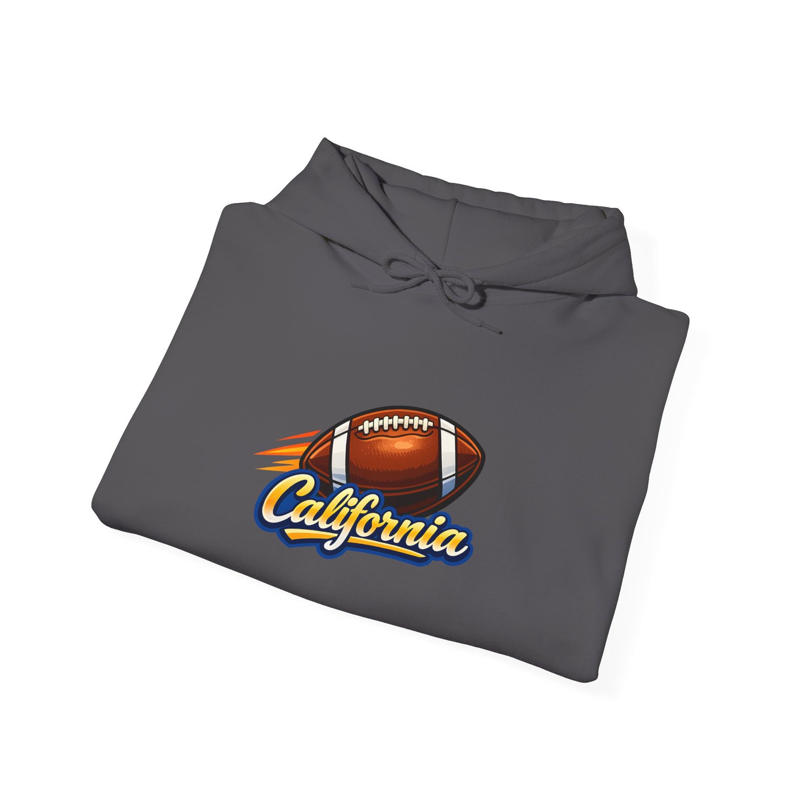 California Football Hoodie — Vintage Script Football Pullover - Image 36