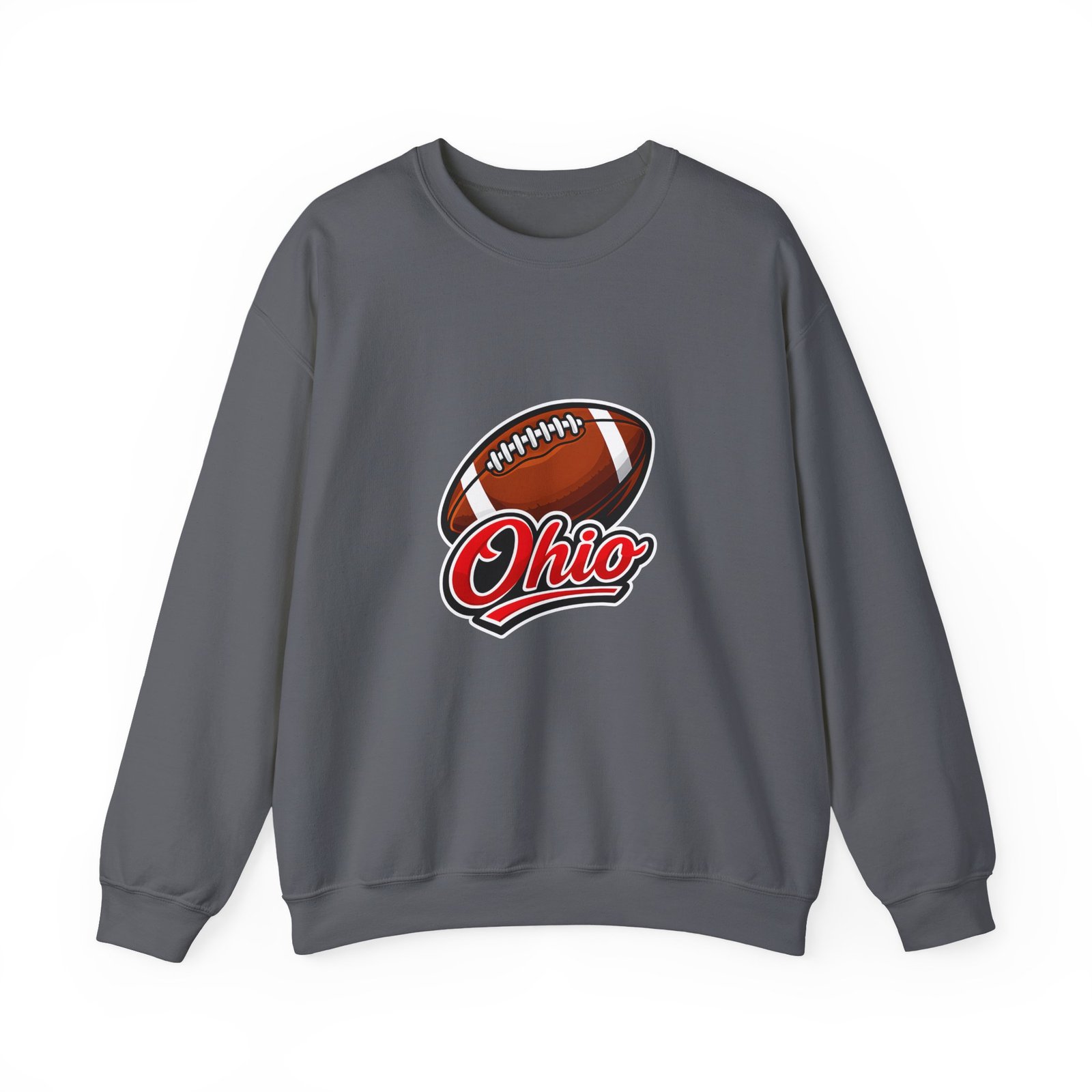 Crewneck Sweatshirt — Ohio Football Logo Crewneck - Image 37