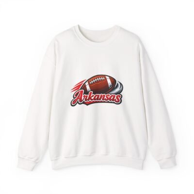 Arkansas Football Crewneck Sweatshirt — Retro Gridiron Logo