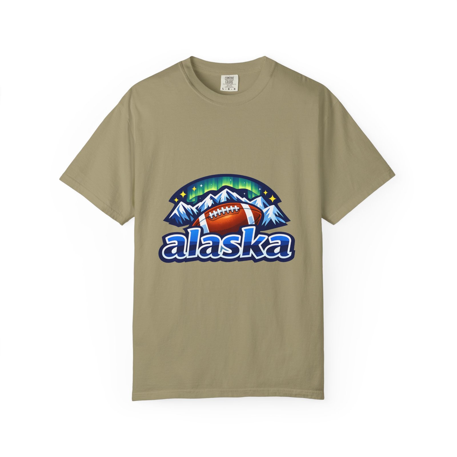 Alaska Football Bear Mountains T‑Shirt - Image 56