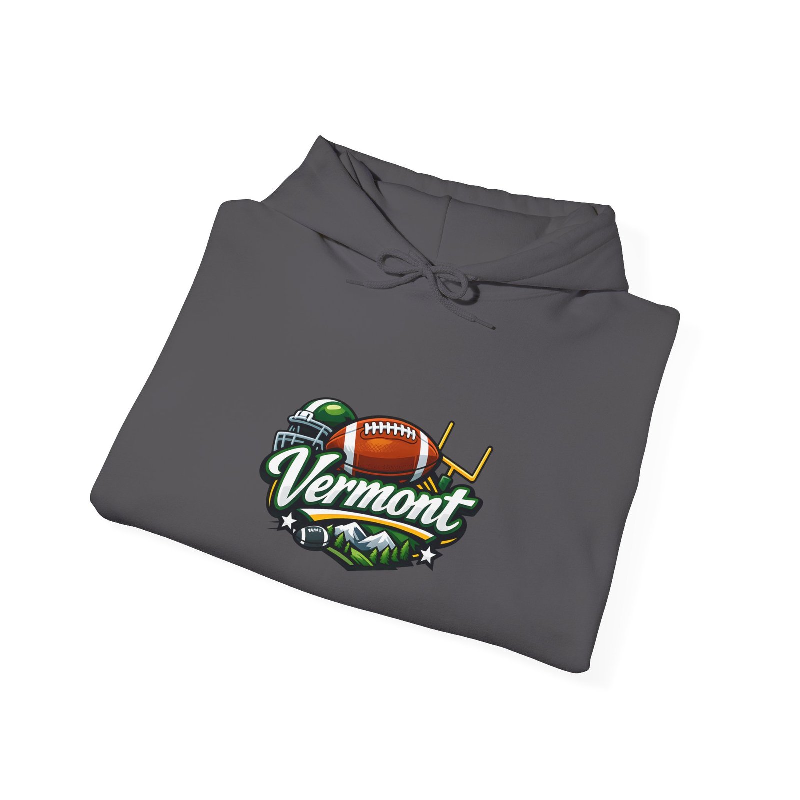Vermont Football Hoodie – Vintage State Pride Pullover - Image 36