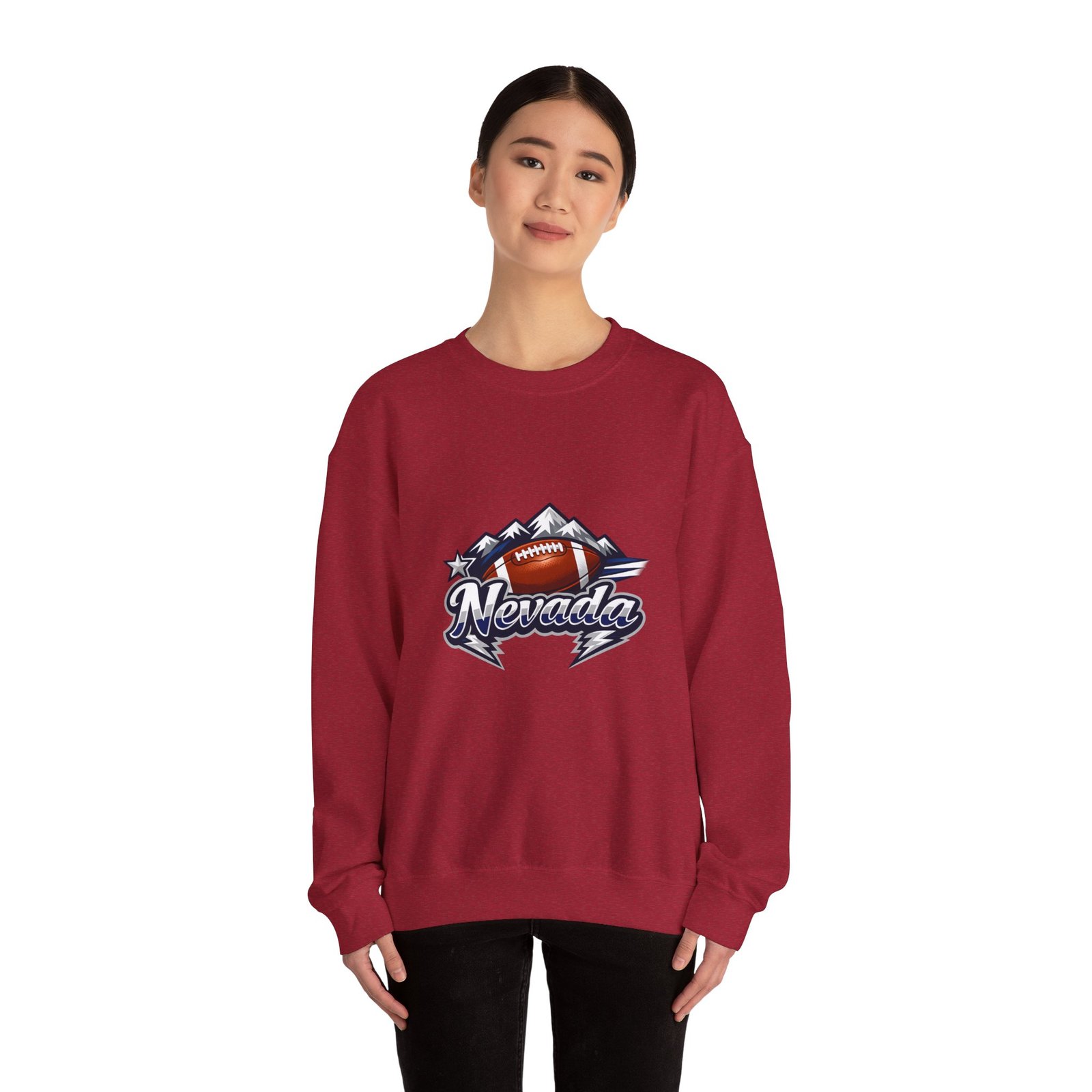 Nevada Football Mountain Crewneck Sweatshirt - Image 52