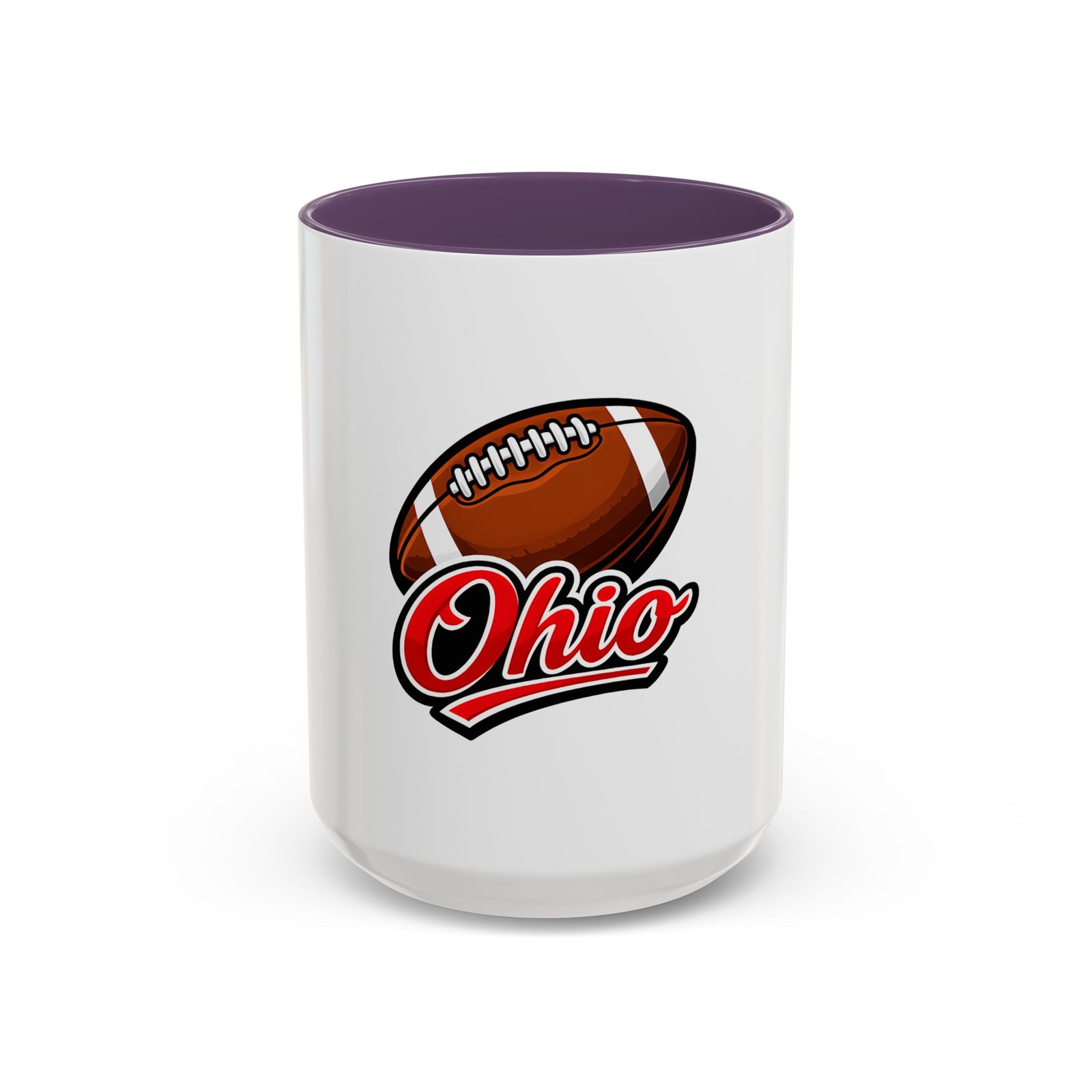 Ohio Football Accent Coffee Mug – 11/15oz Team Spirit Mug - Image 65