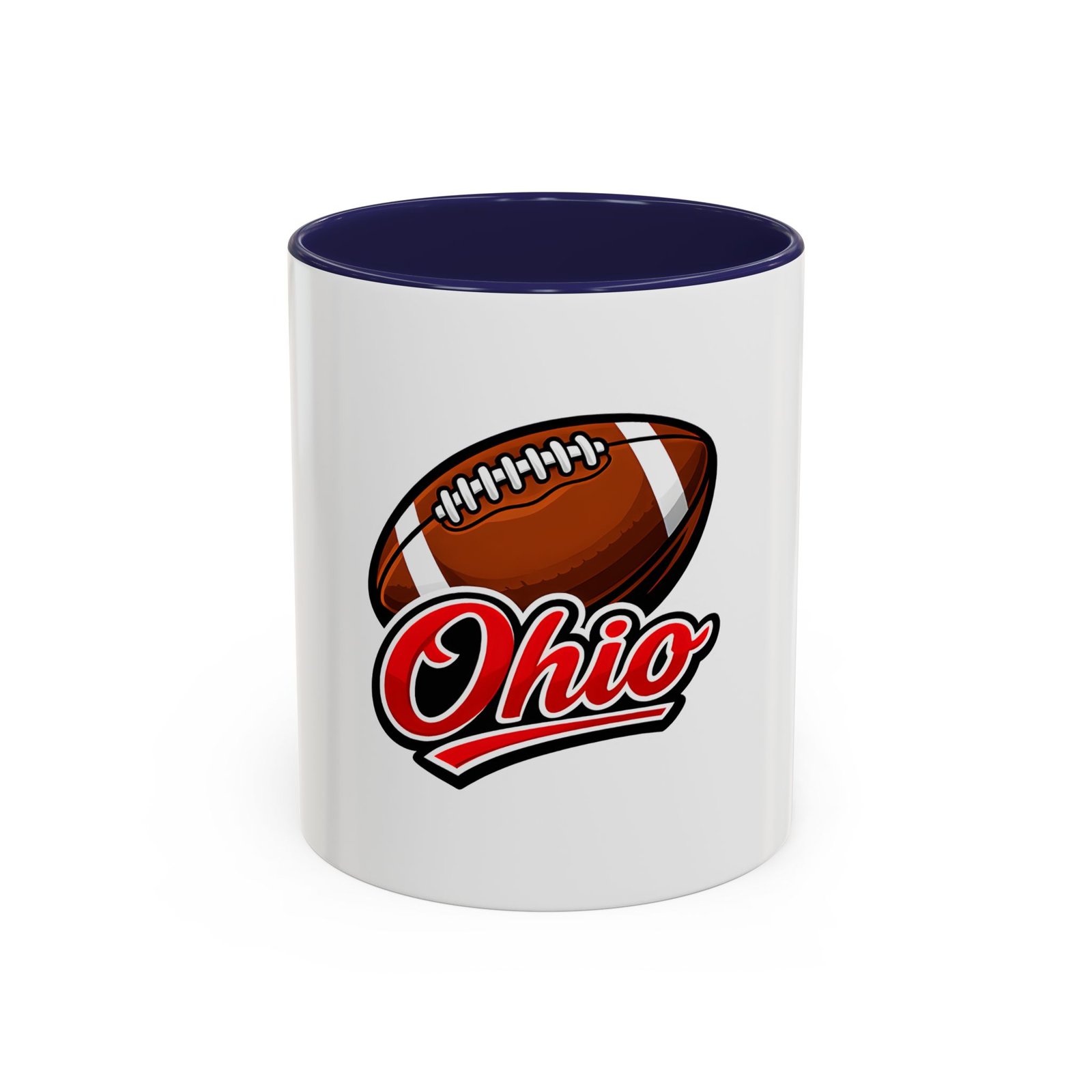 Ohio Football Accent Coffee Mug – 11/15oz Team Spirit Mug - Image 5