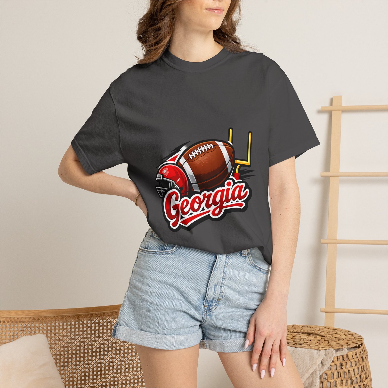 Georgia Football Helmet T-Shirt - Image 48